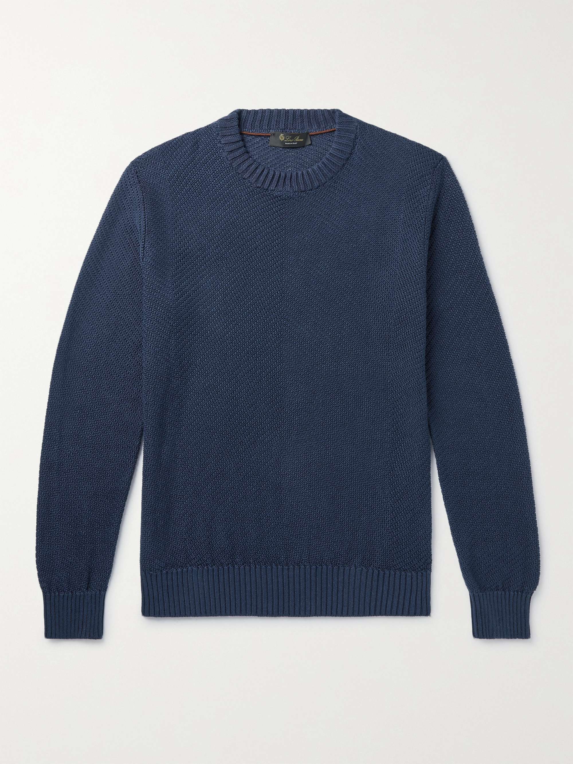 LORO PIANA Slim-Fit Linen Sweater for Men | MR PORTER