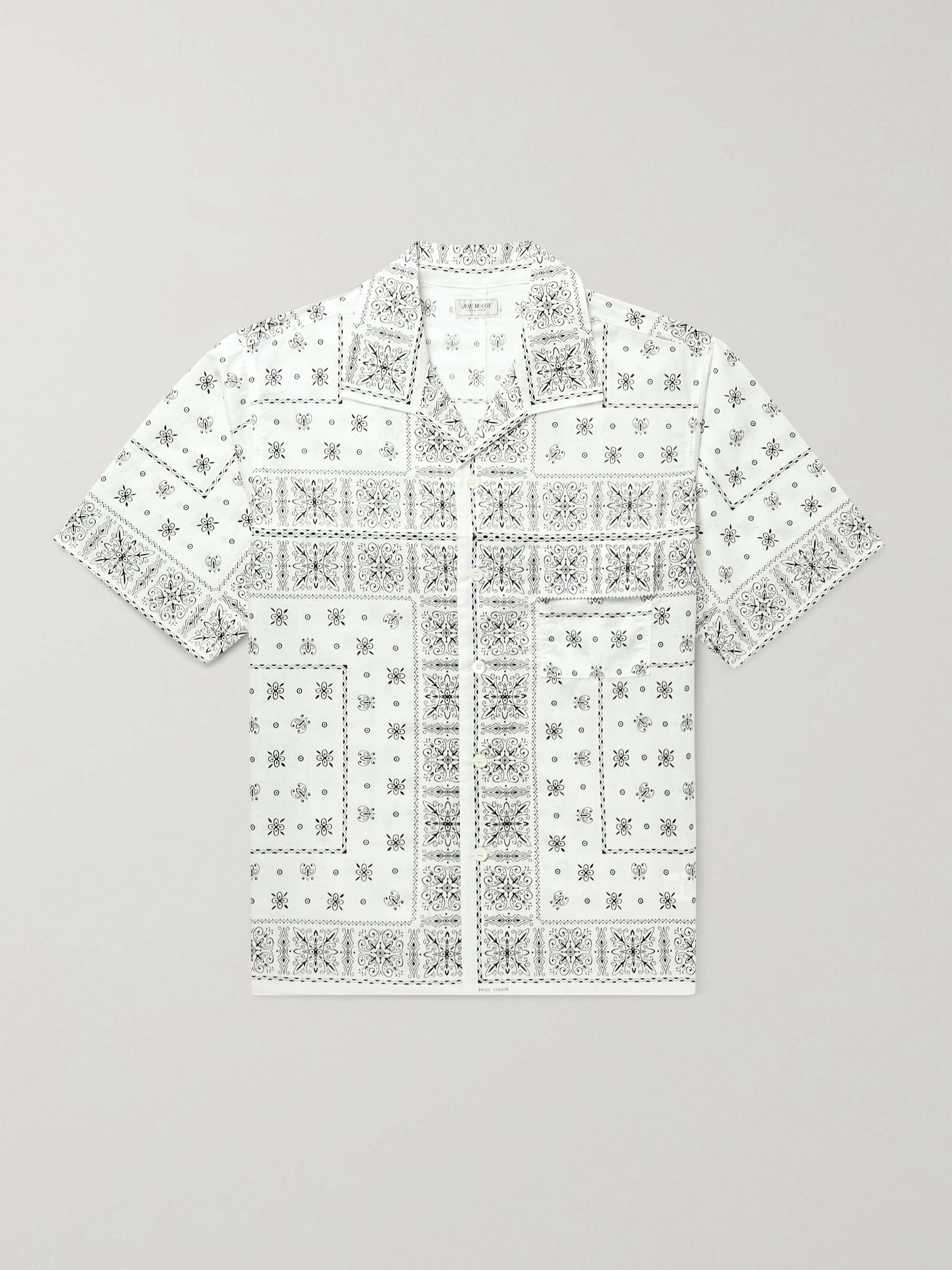 THE REAL MCCOY'S Bandana-Print Cotton Shirt | MR PORTER