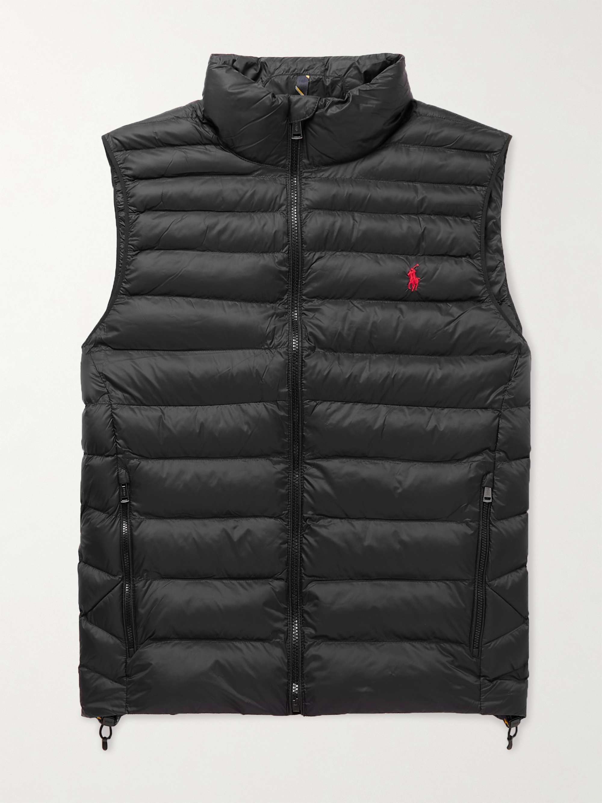 POLO RALPH LAUREN Logo-Embroidered Quilted Padded Recycled Nylon Gilet | MR  PORTER