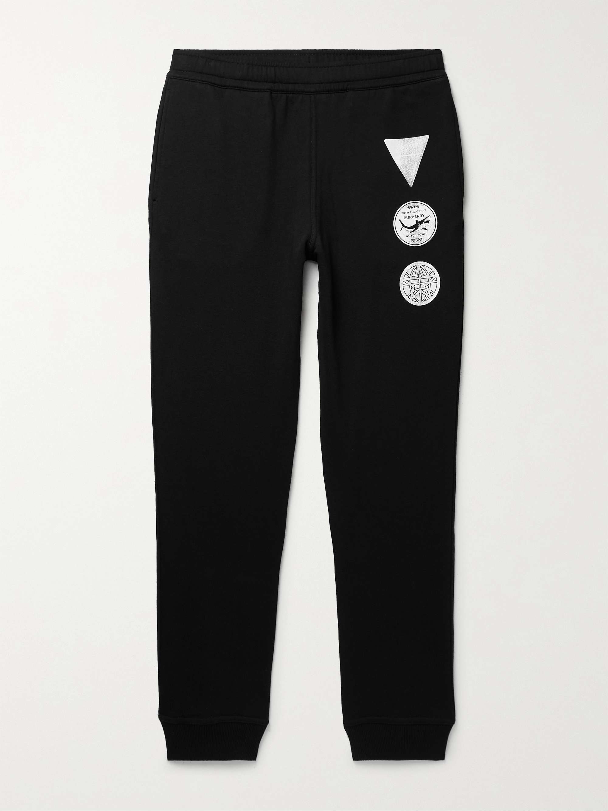 BURBERRY Printed Cotton-Jersey Sweatpants for Men | MR PORTER
