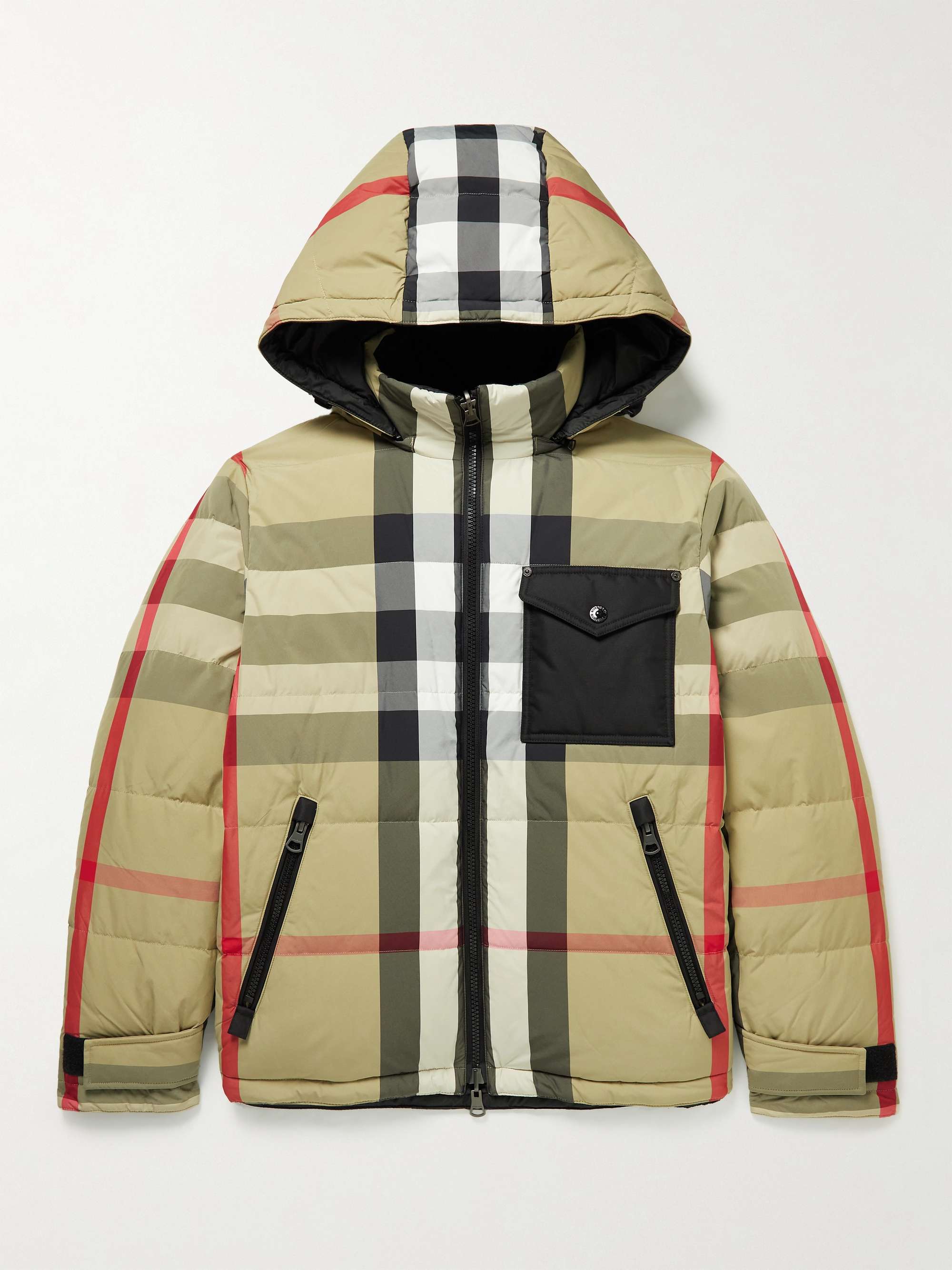 BURBERRY Reversible Checked Quilted Shell Hooded Down Jacket | MR PORTER