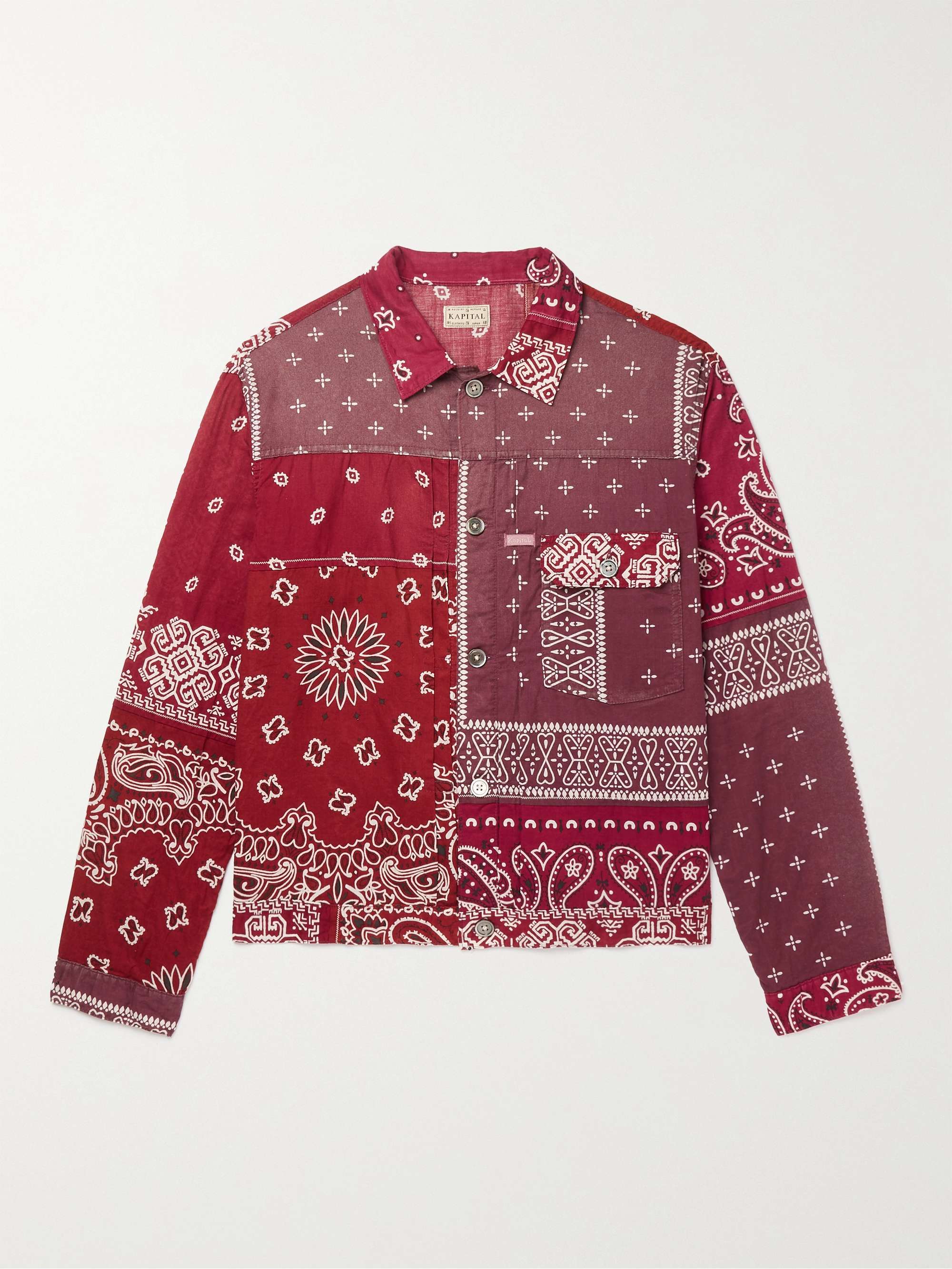 KAPITAL Patchwork Bandana-Print Cotton Jacket | MR PORTER