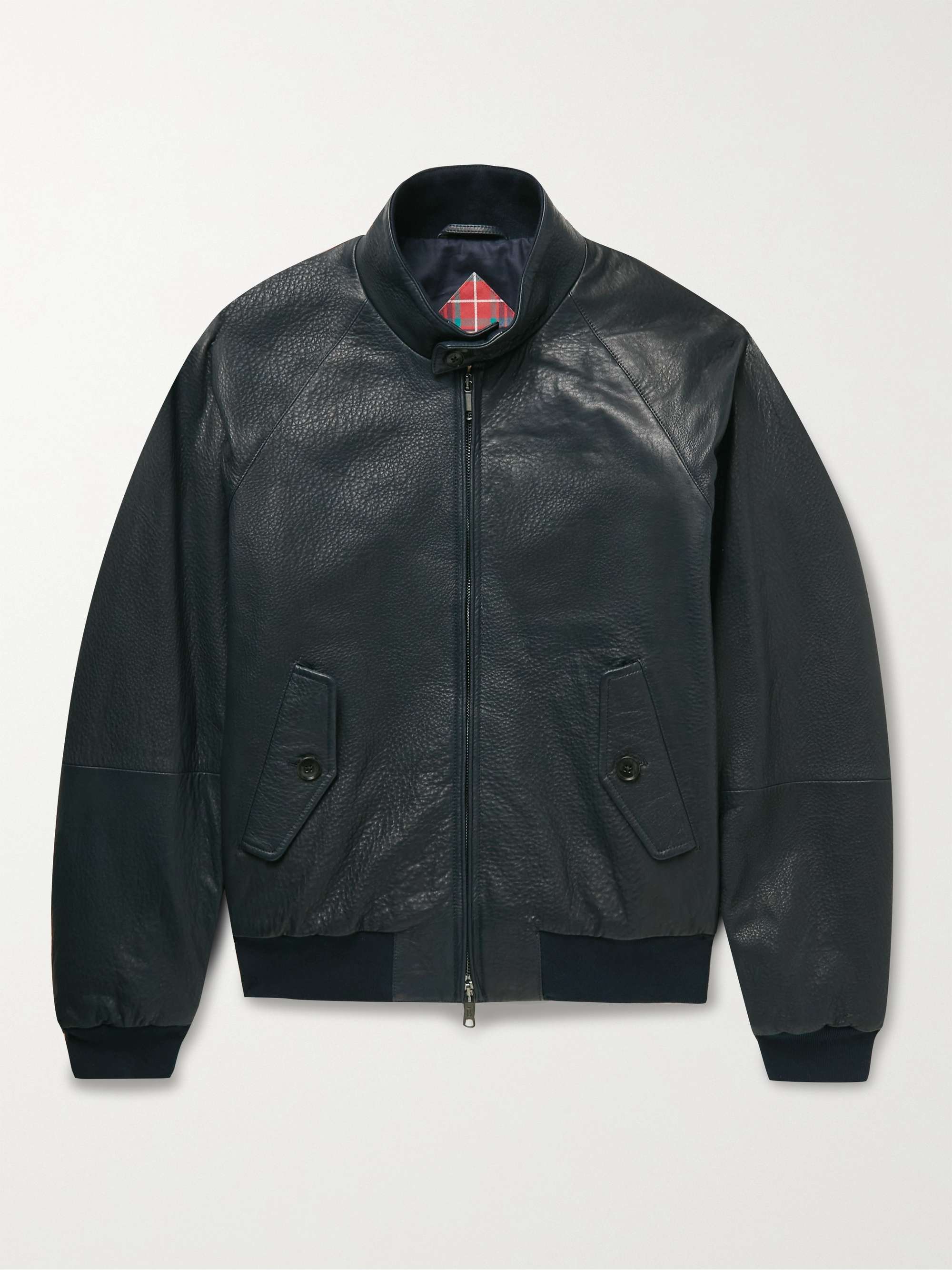 BARACUTA G9 Leather Harrington Jacket | MR PORTER