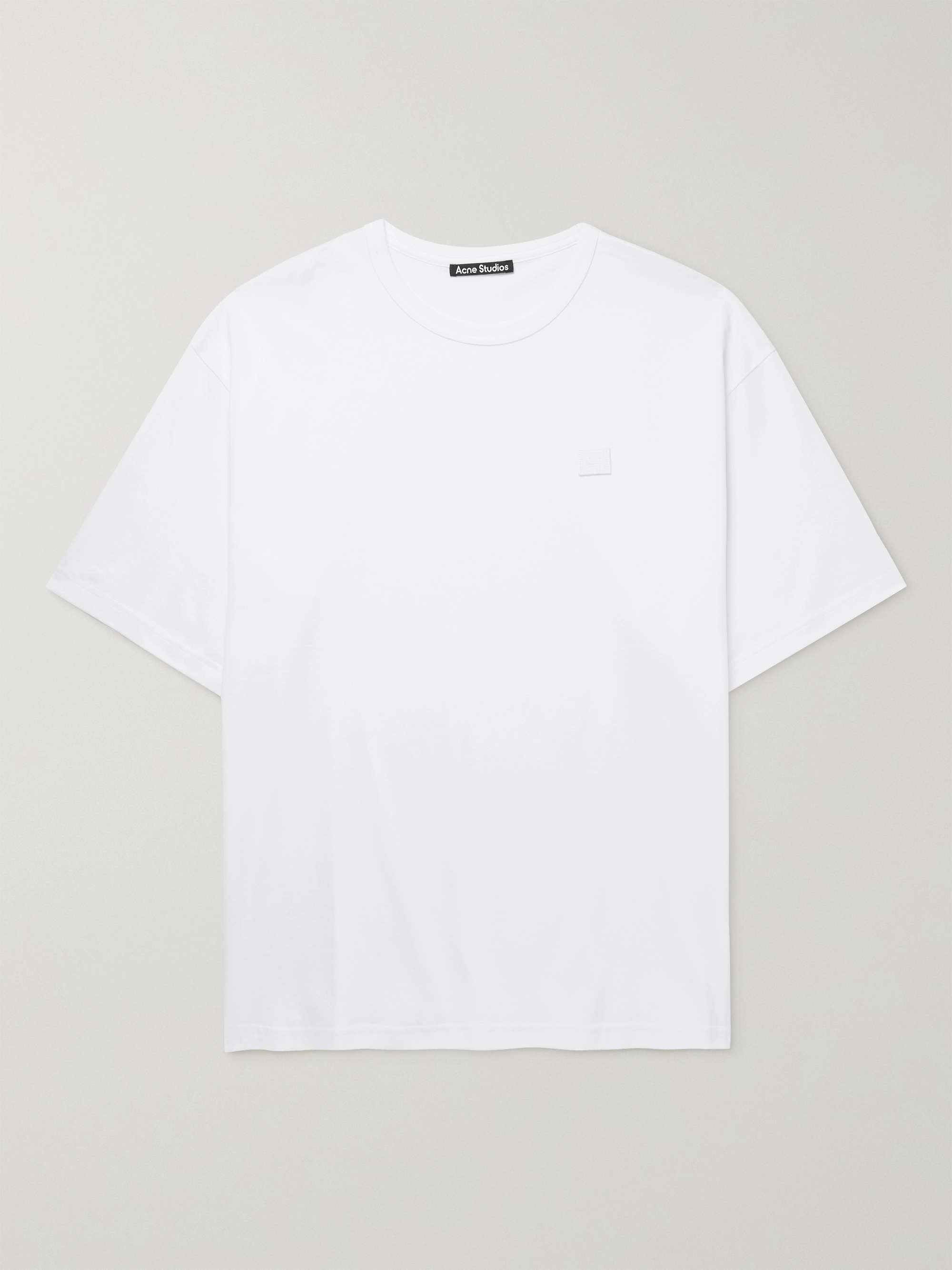 ACNE STUDIOS Exford Oversized Logo-Appliquéd Cotton-Jersey T-Shirt for Men  | MR PORTER