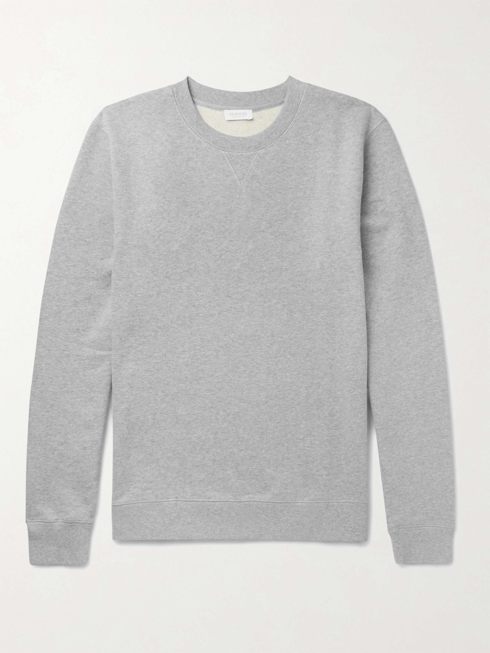 SUNSPEL Brushed Loopback Cotton-Jersey Sweatshirt | MR PORTER