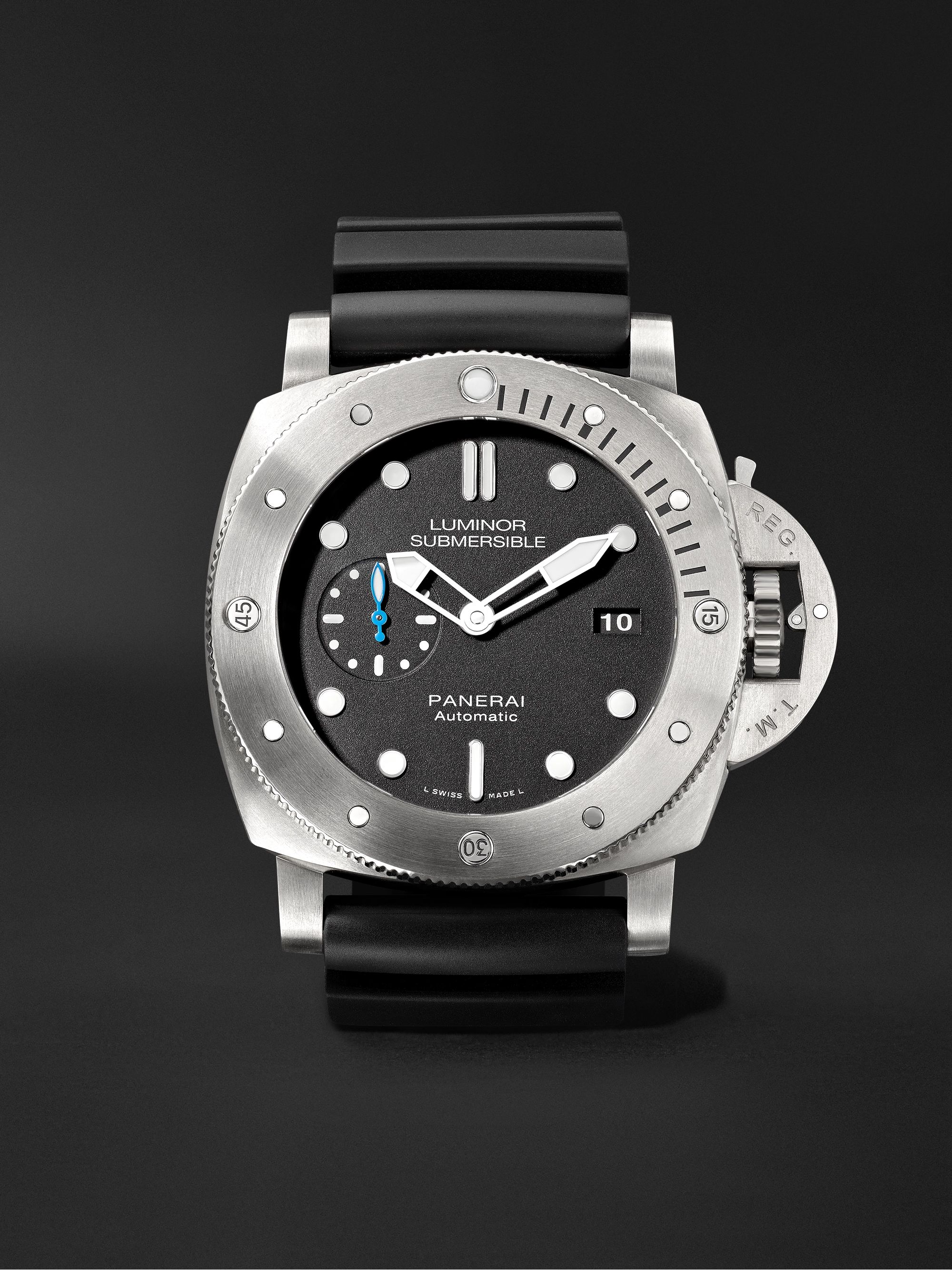 PANERAI Submersible Automatic 47mm Titanium and Rubber Watch, Ref. No.  PAM01305 for Men | MR PORTER