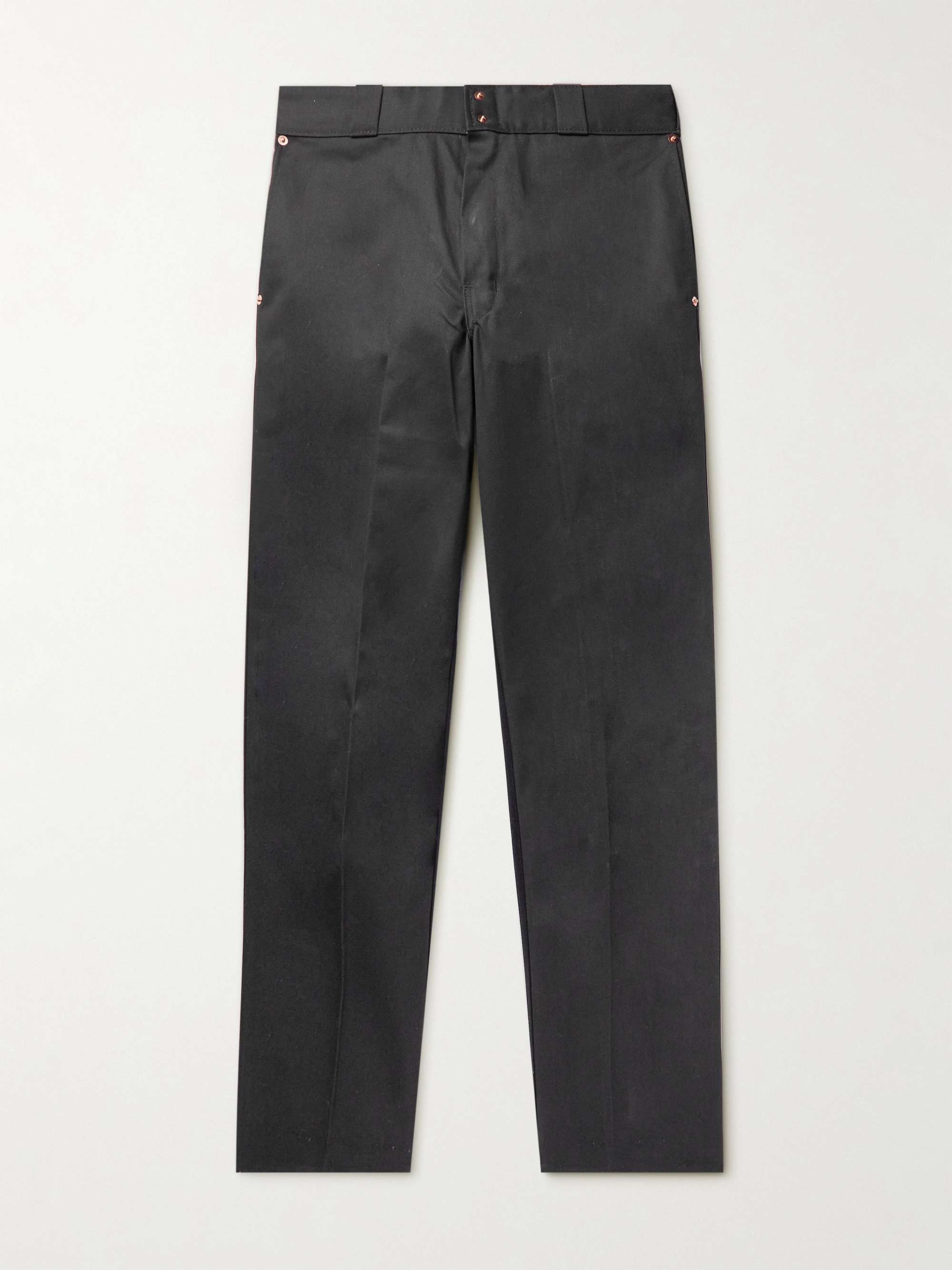 TORY VAN THOMPSON + Throwing Fits 3M Classic Straight-Leg Logo-Appliquéd  Twill Trousers for Men | MR PORTER