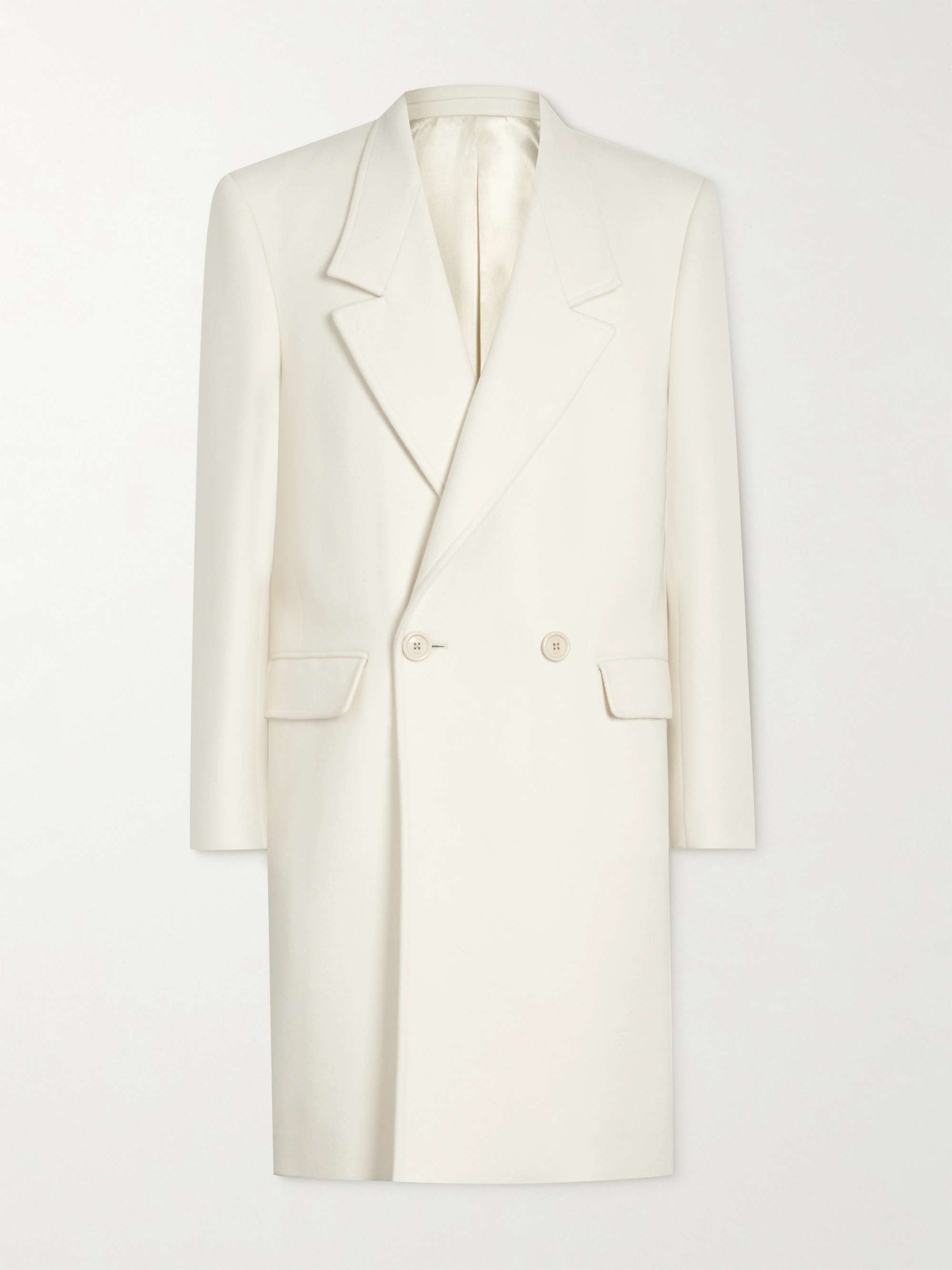 CELINE HOMME Double-Breasted Cashmere Coat for Men | MR PORTER