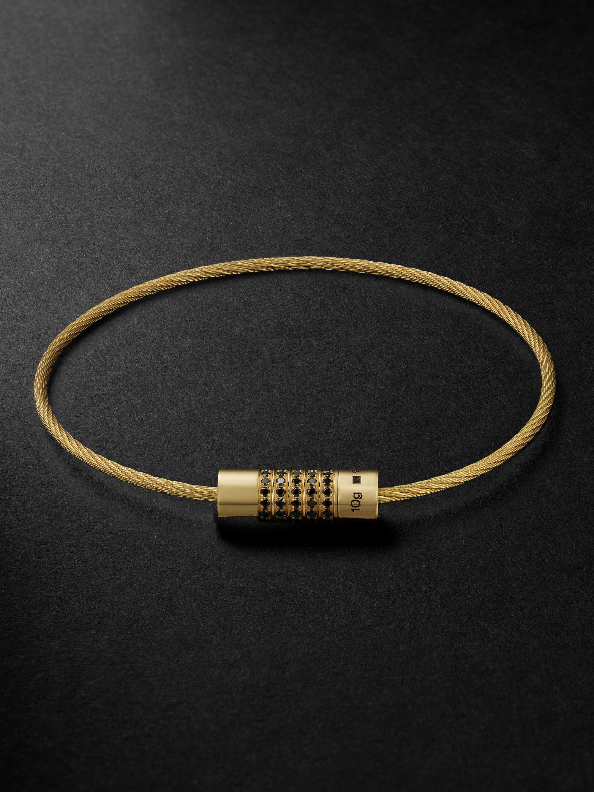 LE GRAMME 10g Gold Diamond Bracelet for Men | MR PORTER