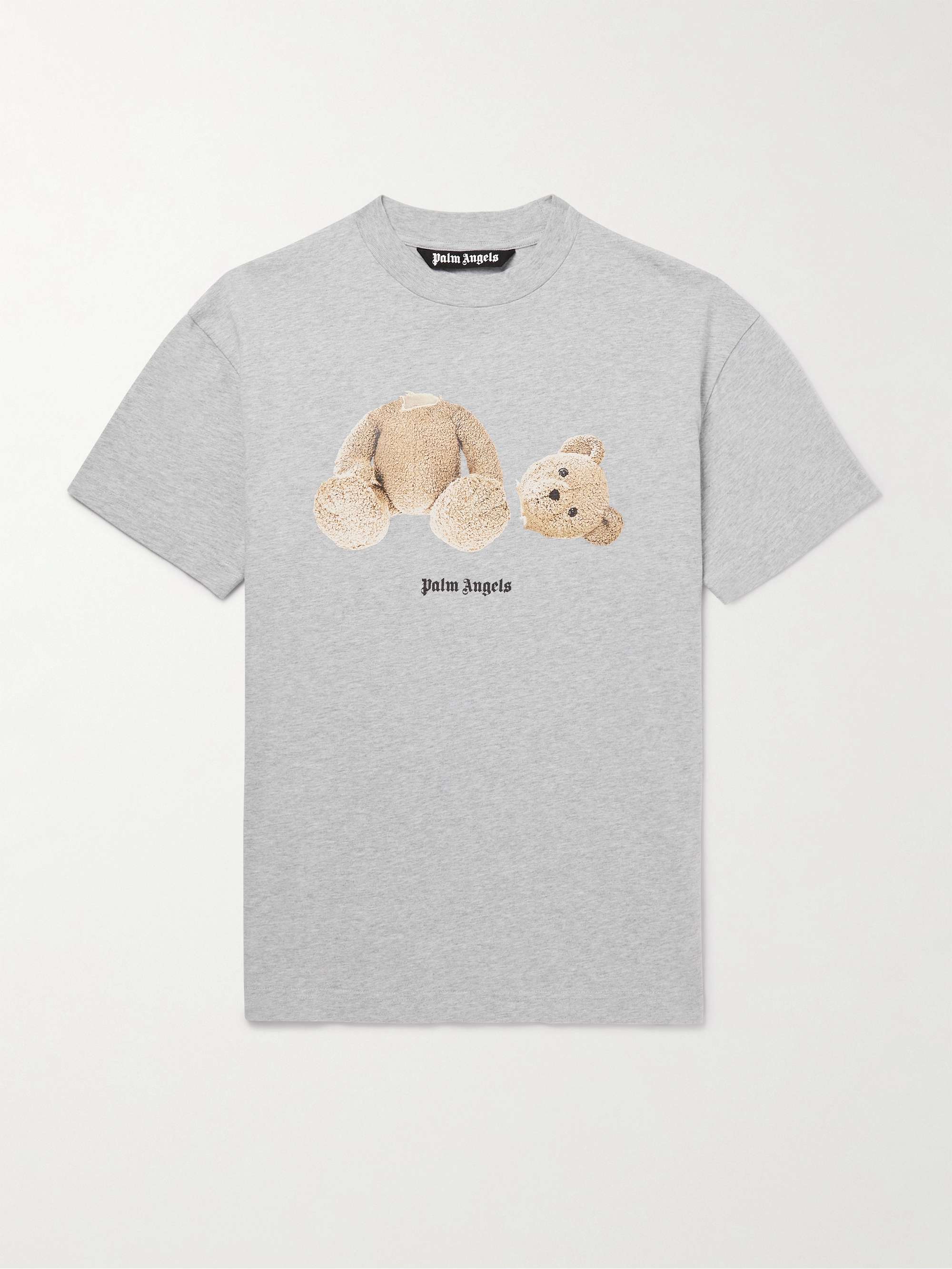 T-shirt in jersey di cotone con logo stampato PALM ANGELS da uomo | MR  PORTER