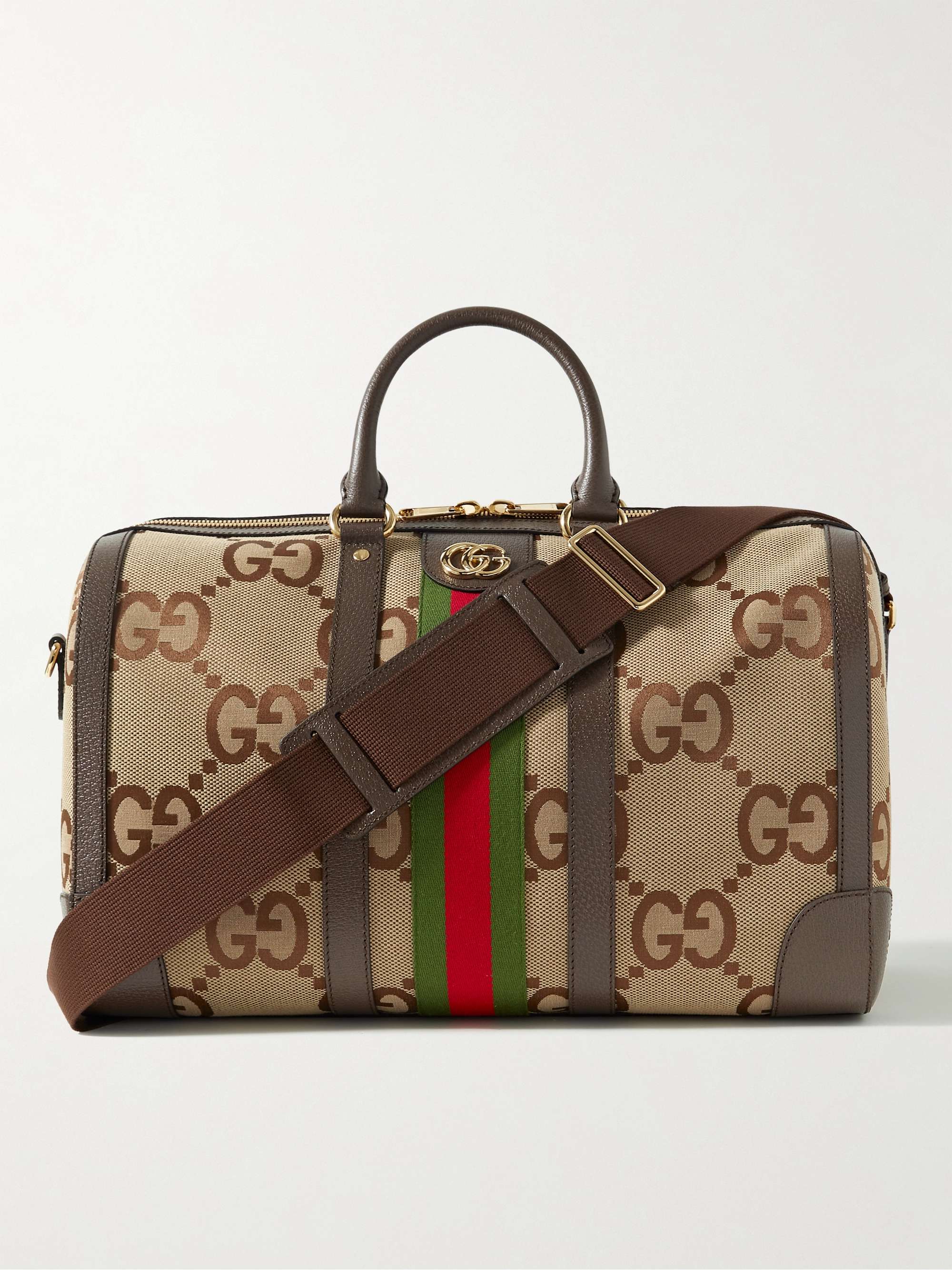 Gucci Mini Leather Jumbo GG Duffle Bag