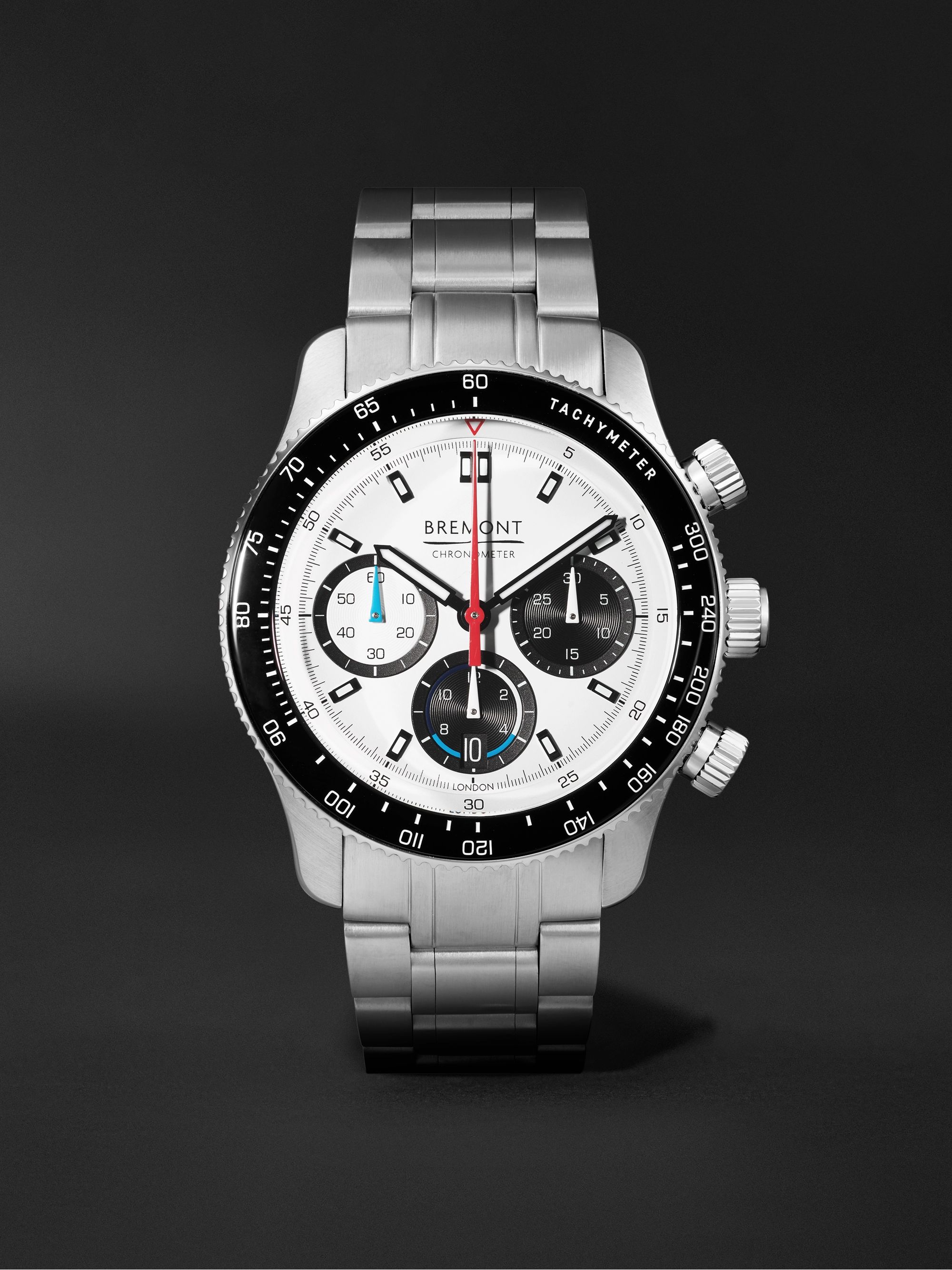 BREMONT + Williams Racing Automatic Chronograph 43mm Stainless Steel Watch,  Ref. No. WR-22 | MR PORTER