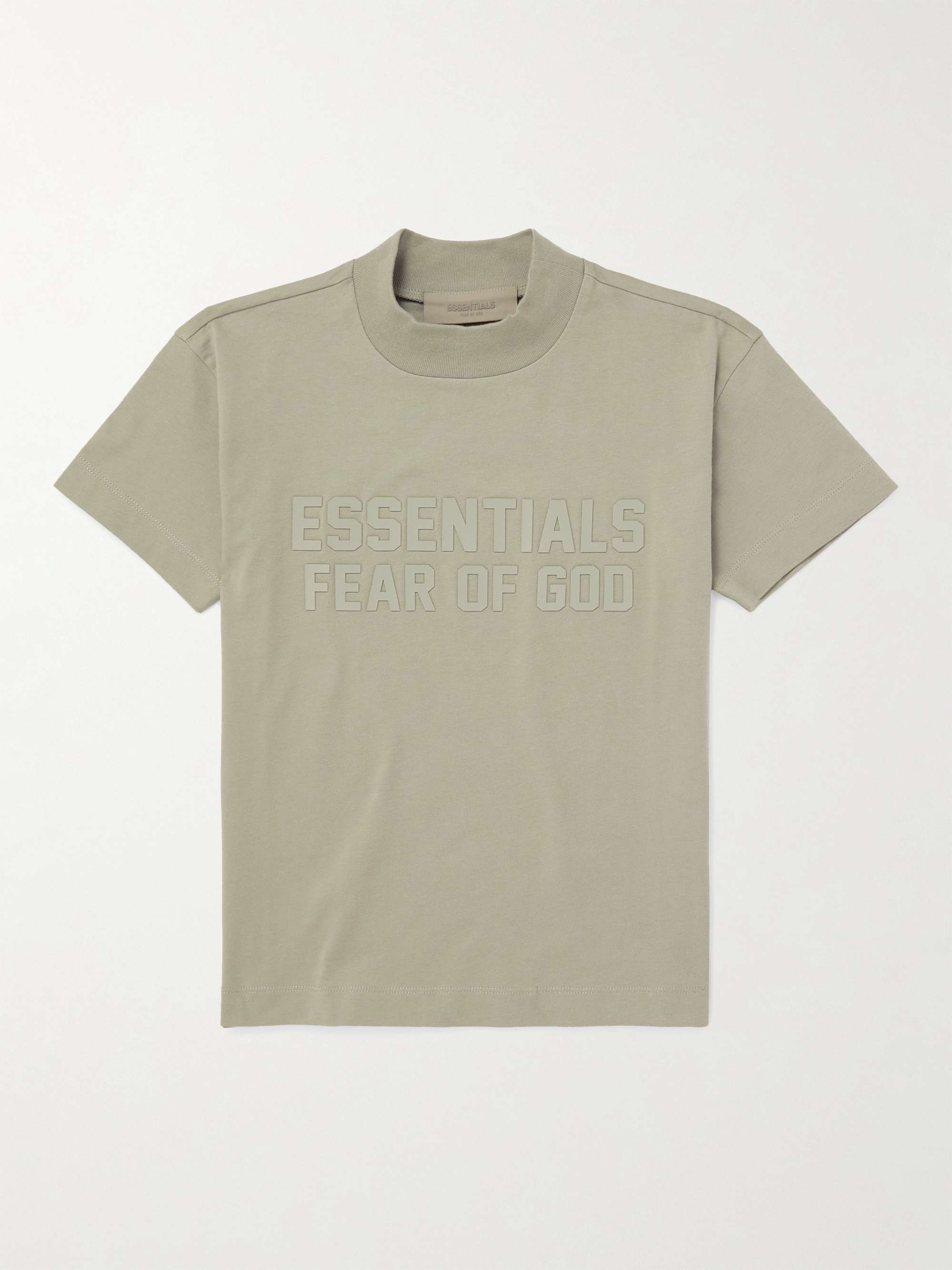 FEAR OF GOD ESSENTIALS KIDS Logo-Appliquéd Cotton-Jersey T-Shirt for Men |  MR PORTER