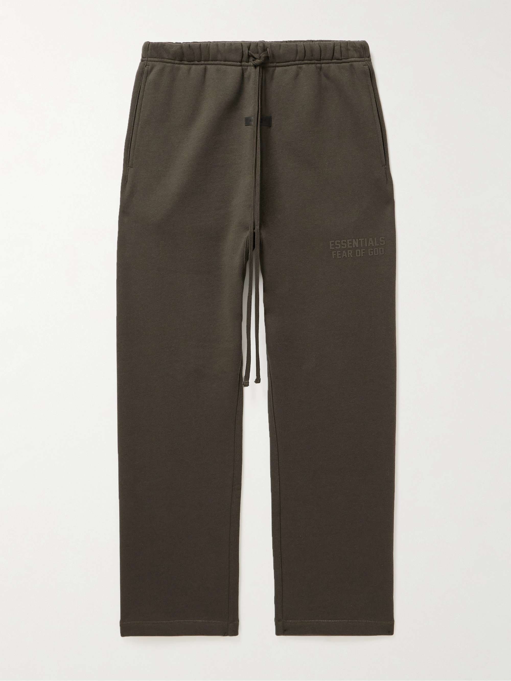FEAR OF GOD ESSENTIALS Tapered Logo-Appliquéd Cotton-Blend Jersey  Sweatpants for Men | MR PORTER