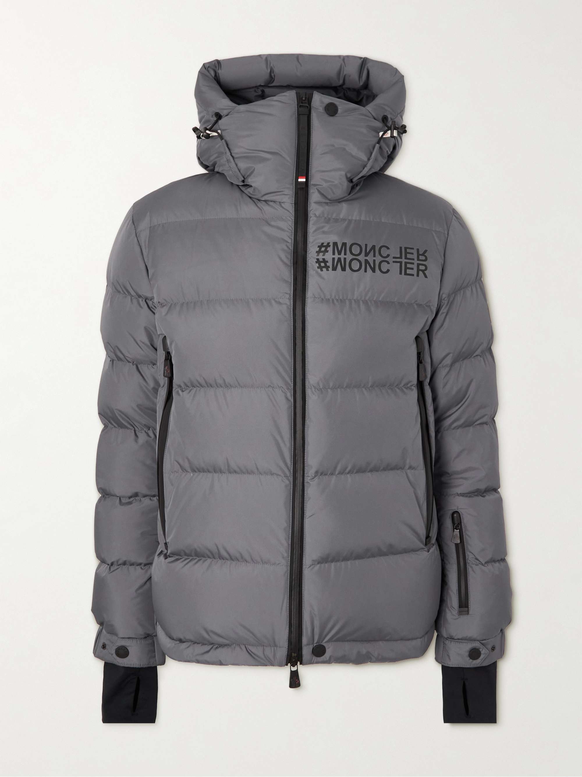 Gray Isorno Quilted Down Hooded Ski Jacket | MONCLER GRENOBLE | MR PORTER