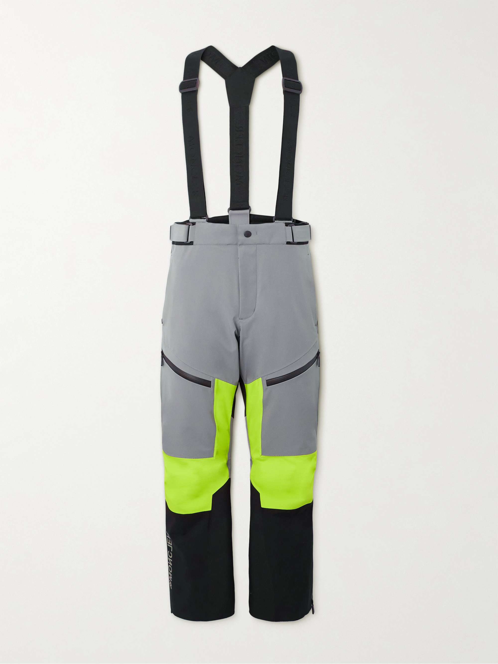 MONCLER GRENOBLE Colour-Block Padded Ski Pants for Men | MR PORTER