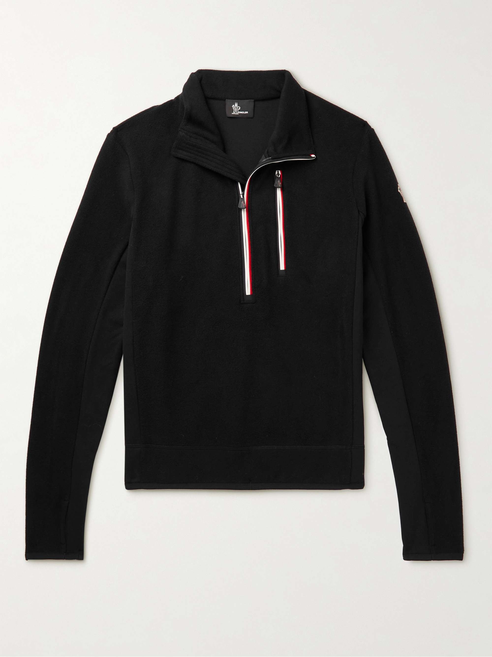MONCLER GRENOBLE Fleece Half-Zip Sweatshirt for Men | MR PORTER