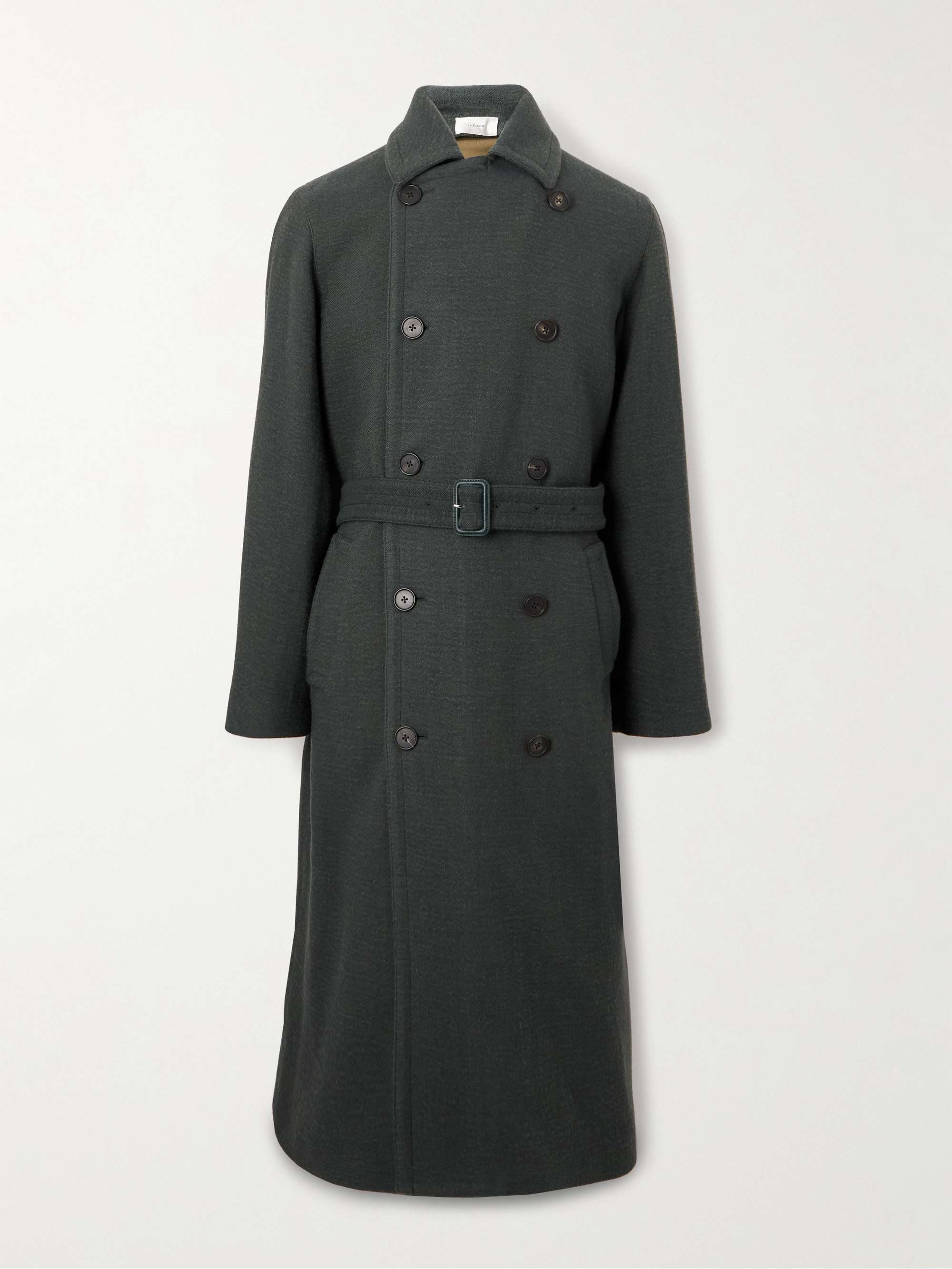 THE ROW Betzo Virgin Wool, Linen, Cotton and Silk-Blend Trench Coat for Men  | MR PORTER