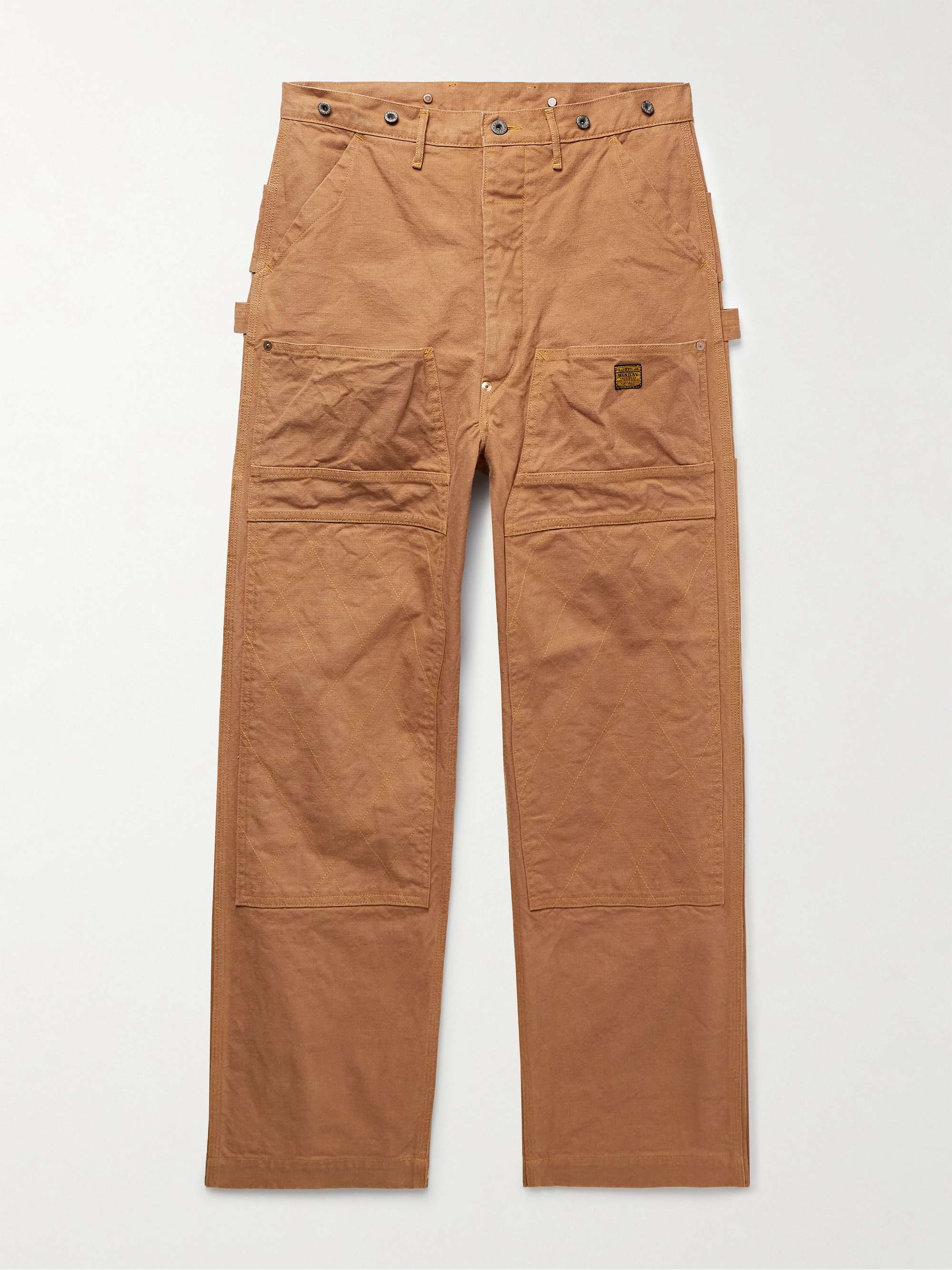 KAPITAL Lumber Straight-Leg Cotton-Canvas Cargo Trousers for Men | MR PORTER
