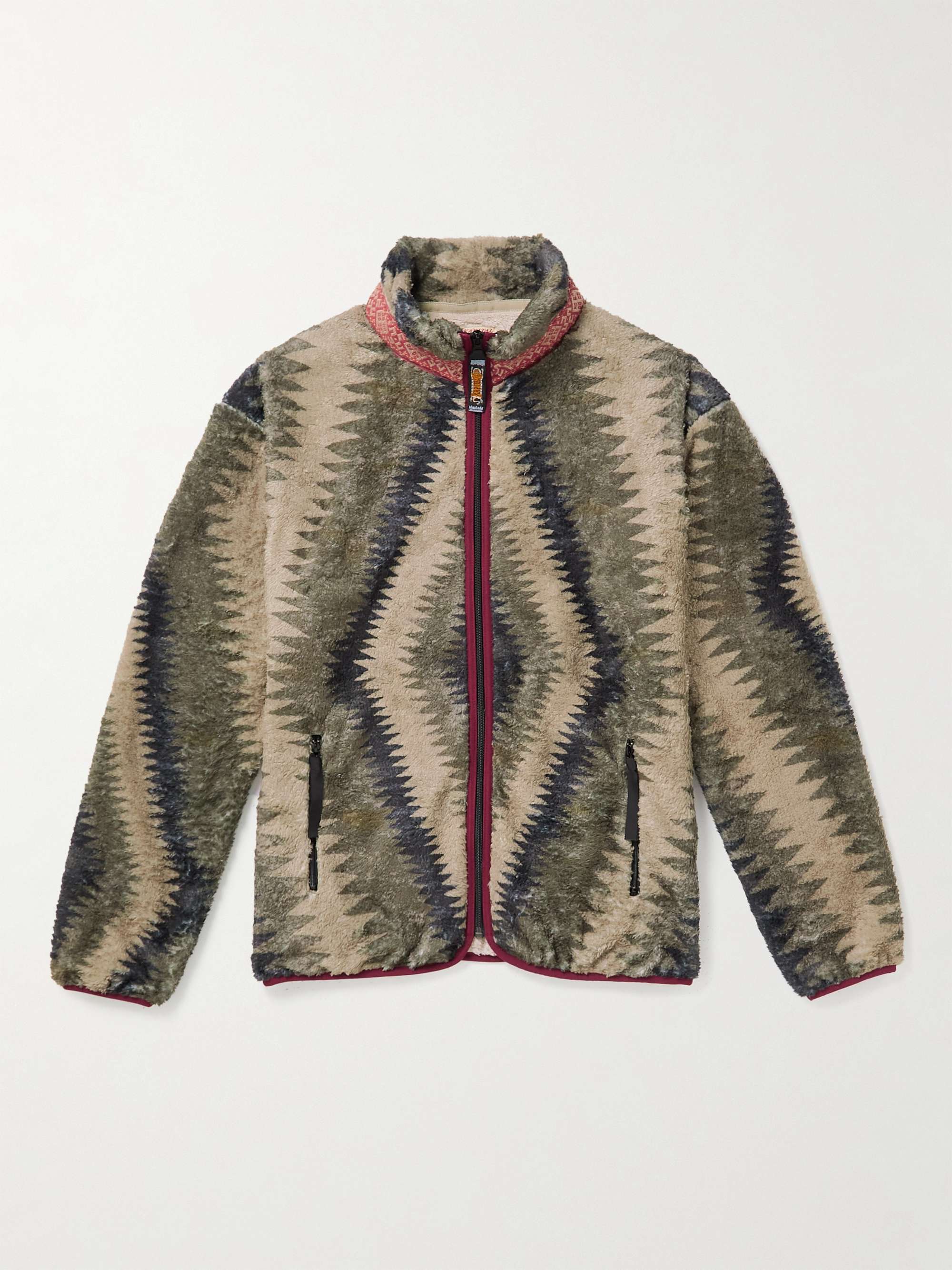 KAPITAL Thunder Mother Printed Fleece Zip-Up Sweatshirt for Men | MR PORTER