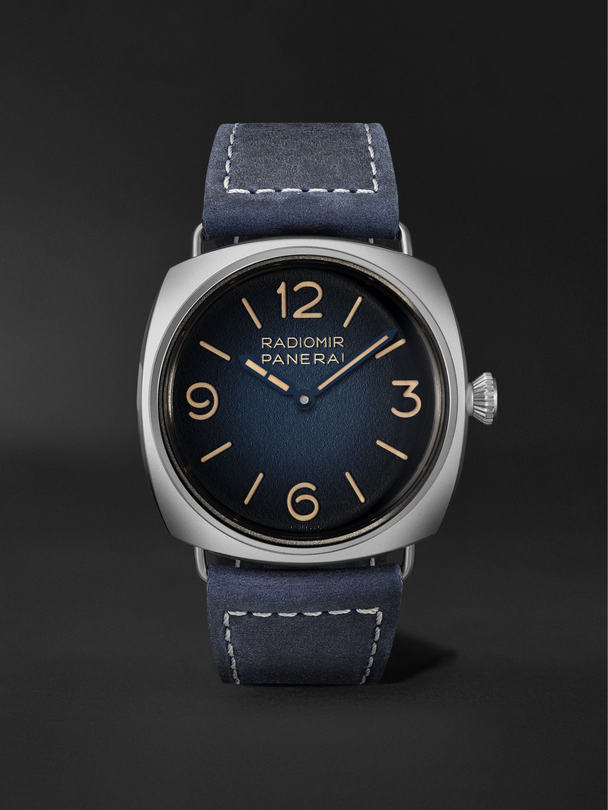 PANERAI Radiomir Origine Automatic 45mm Stainless Steel and Leather Watch,  Ref. No. PAM01335 for Men | MR PORTER