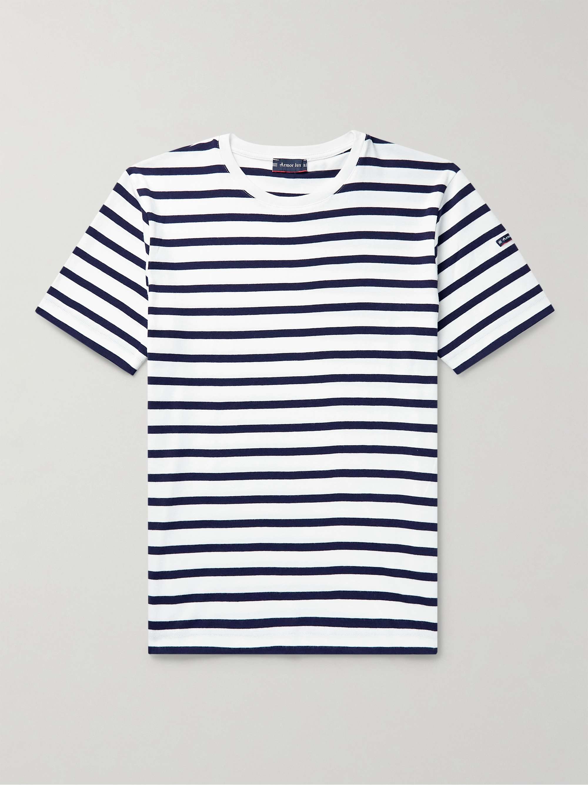 ARMOR-LUX Slim-Fit Striped Cotton-Jersey T-Shirt | MR PORTER