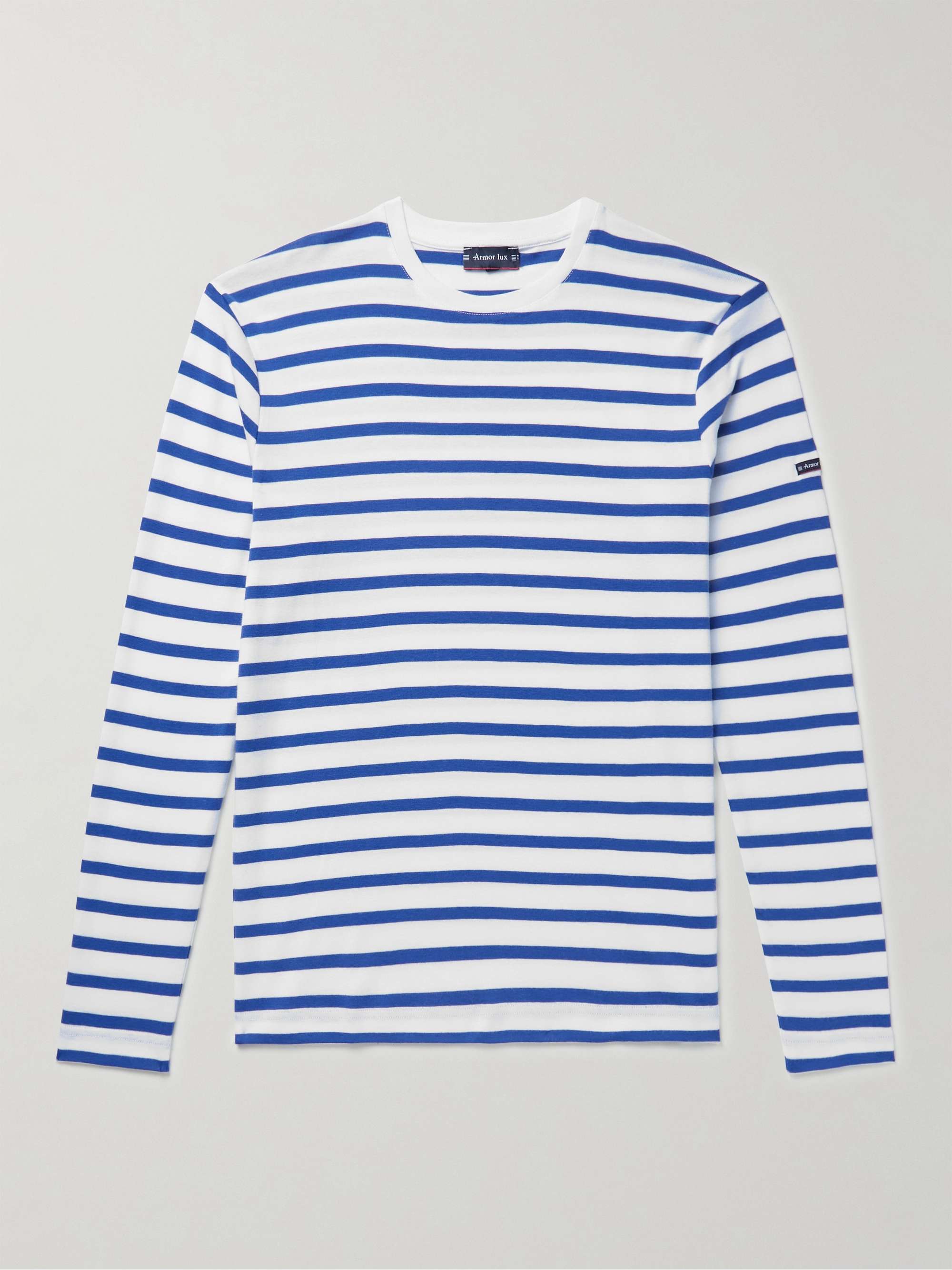 ARMOR-LUX Slim-Fit Striped Cotton-Jersey T-Shirt | MR PORTER