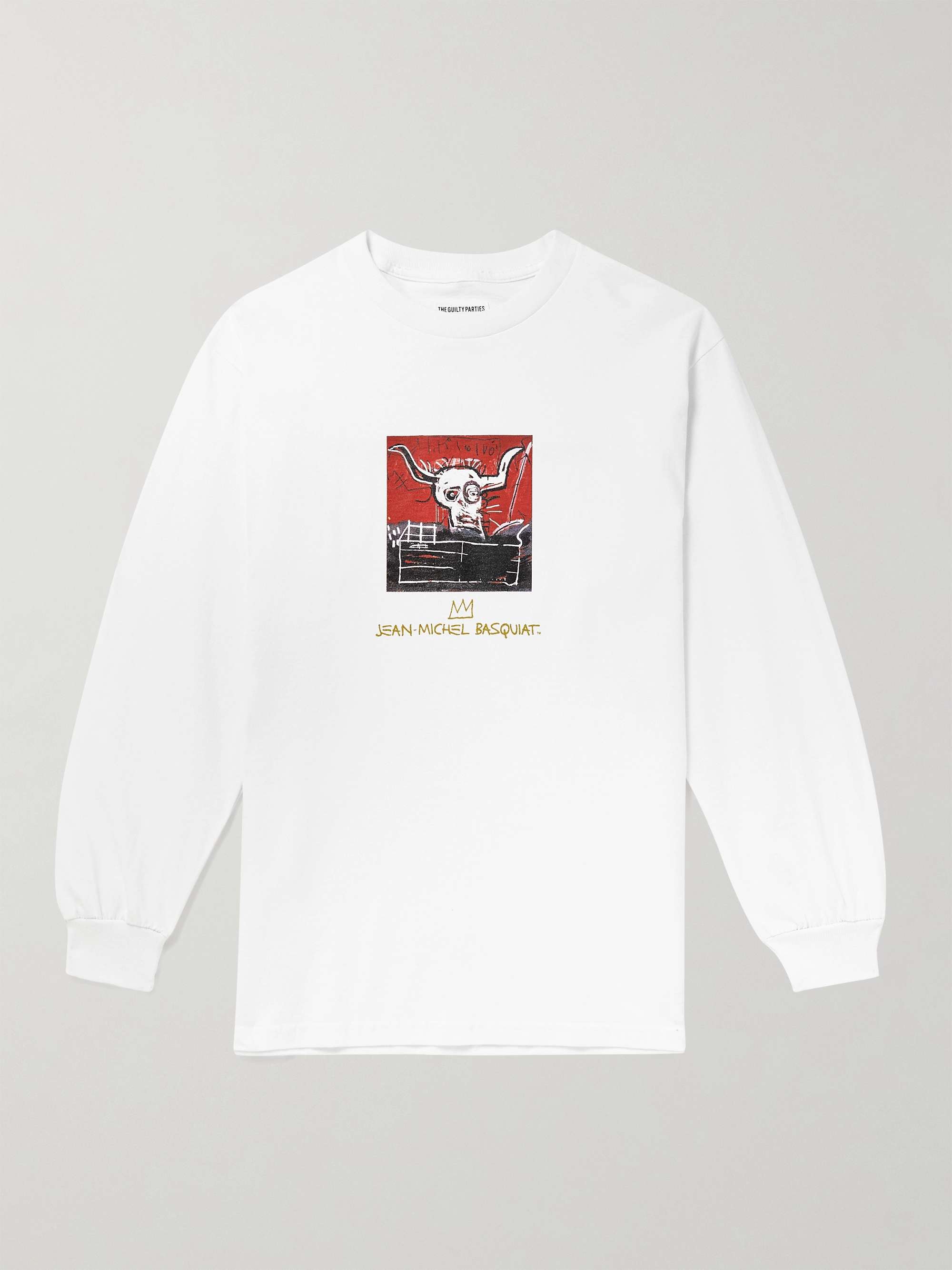 WACKO MARIA + Jean-Michel Basquiat Printed Cotton-Jersey T-Shirt for Men |  MR PORTER