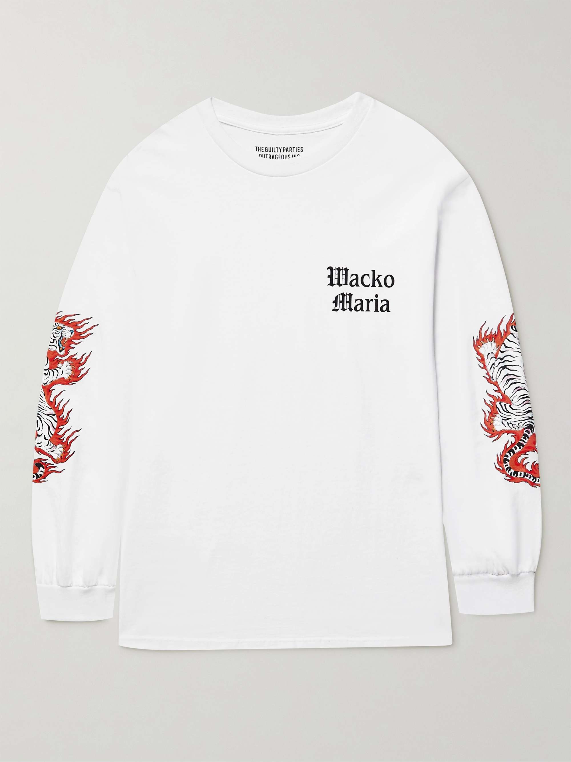 WACKO MARIA + Tim Lehi Printed Cotton-Jersey T-Shirt for Men | MR PORTER