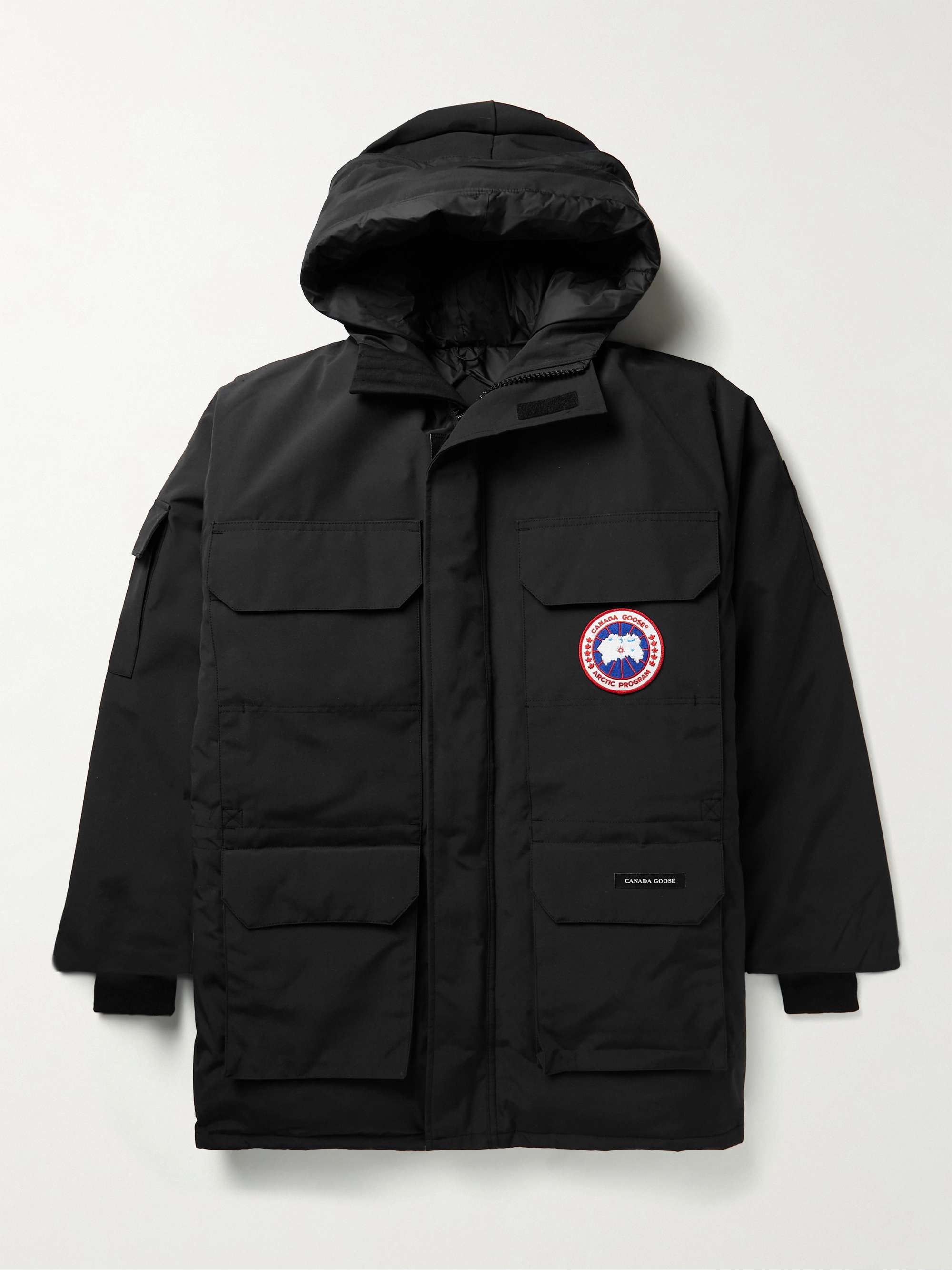 Black Expedition Logo-Appliquéd Arctic Tech® Hooded Down Jacket | CANADA  GOOSE | MR PORTER