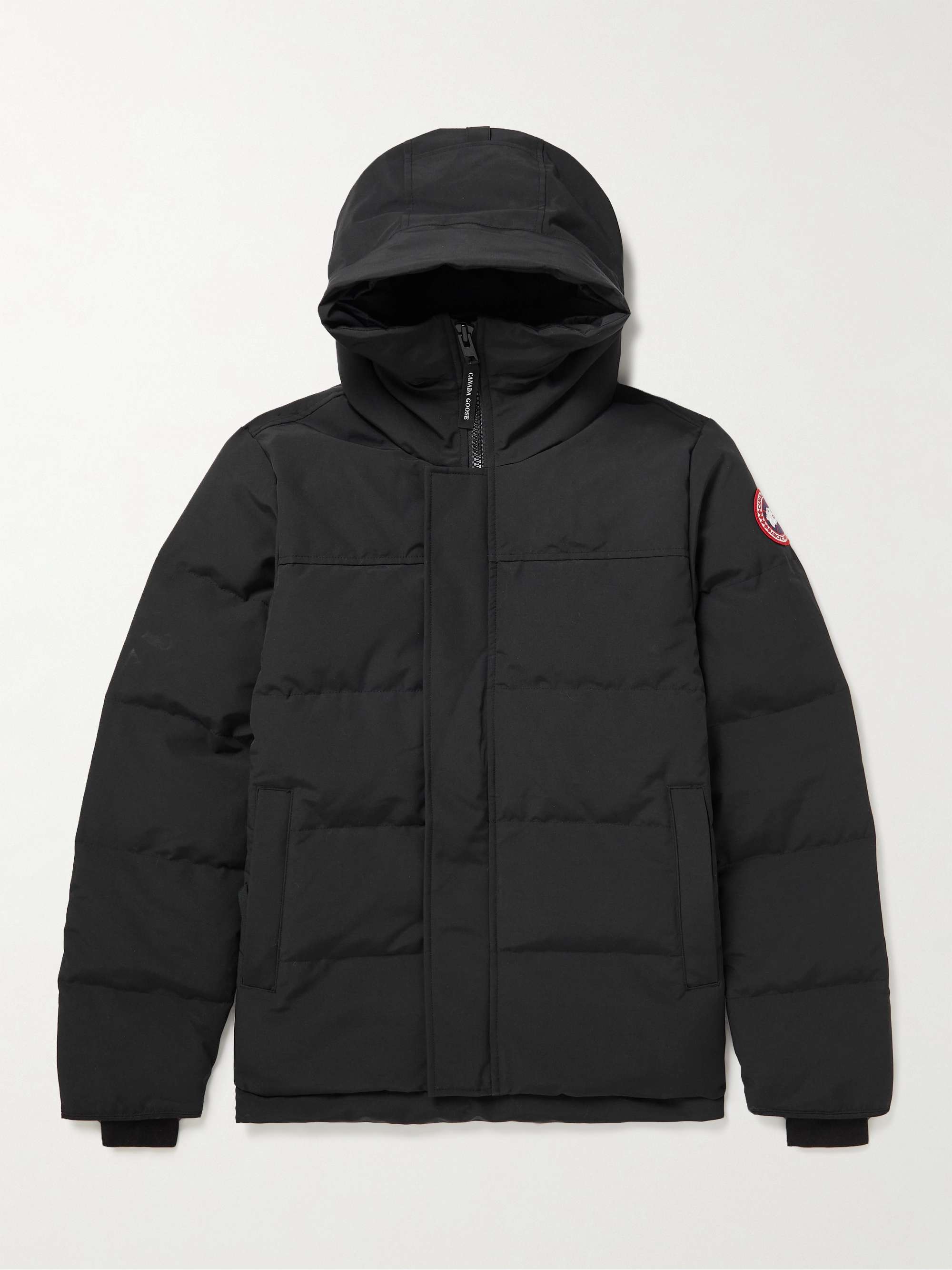 CANADA GOOSE Macmillan Logo-Appliquéd Quilted Shell Hooded Down Parka | MR  PORTER