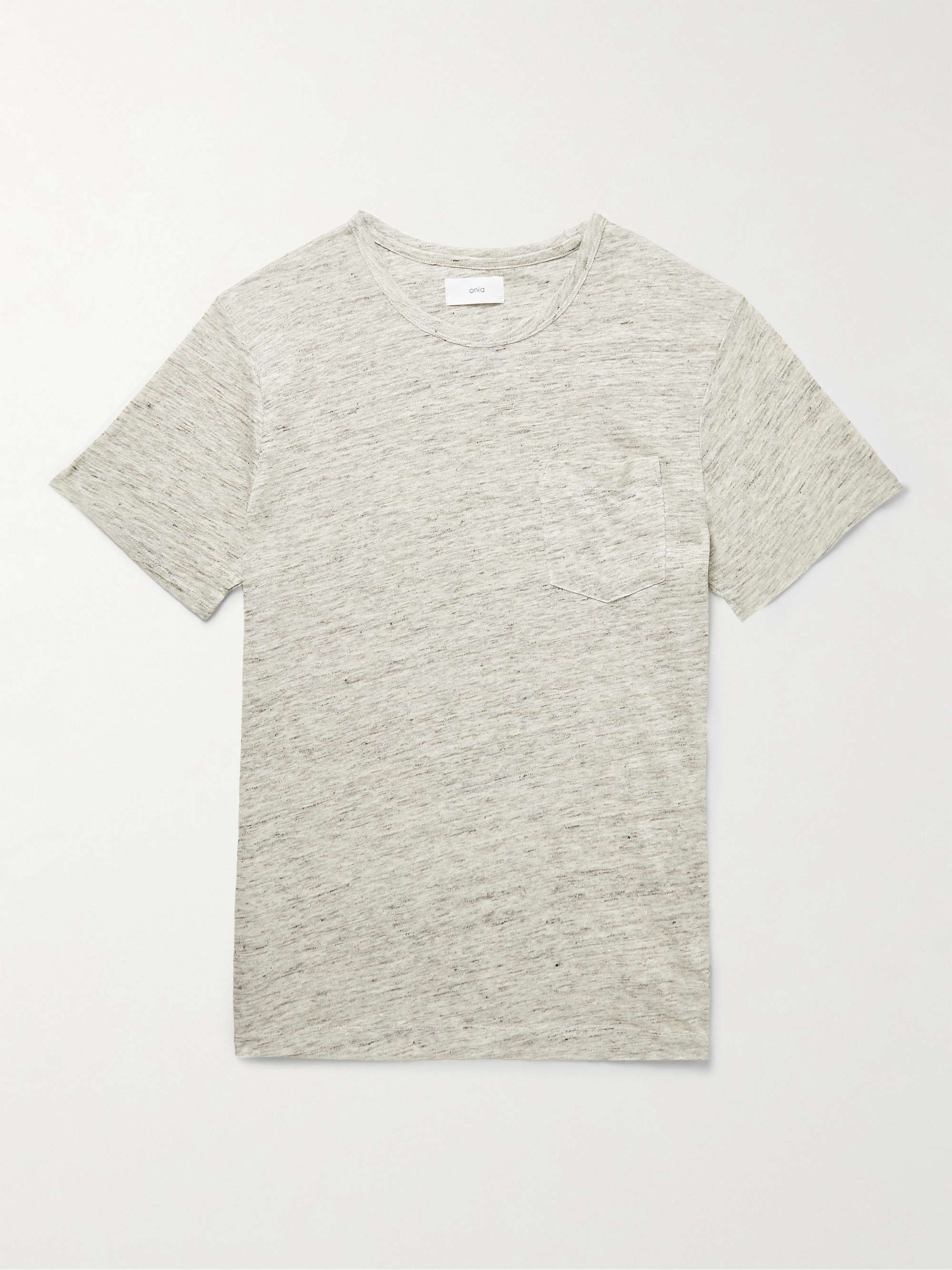 ONIA Linen T-Shirt for Men | MR PORTER