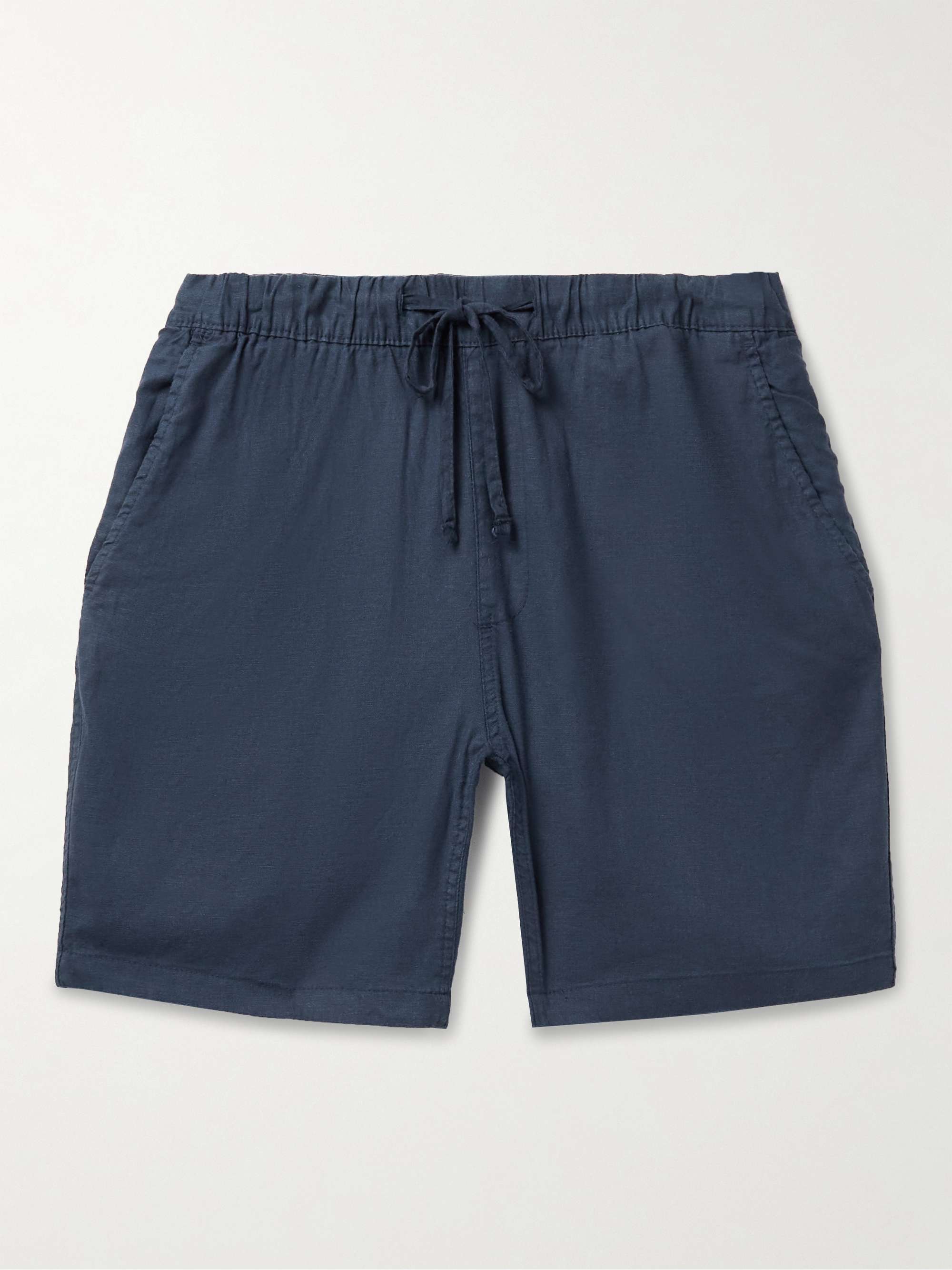 ONIA Straight-Leg Linen-Blend Drawstring Shorts for Men | MR PORTER