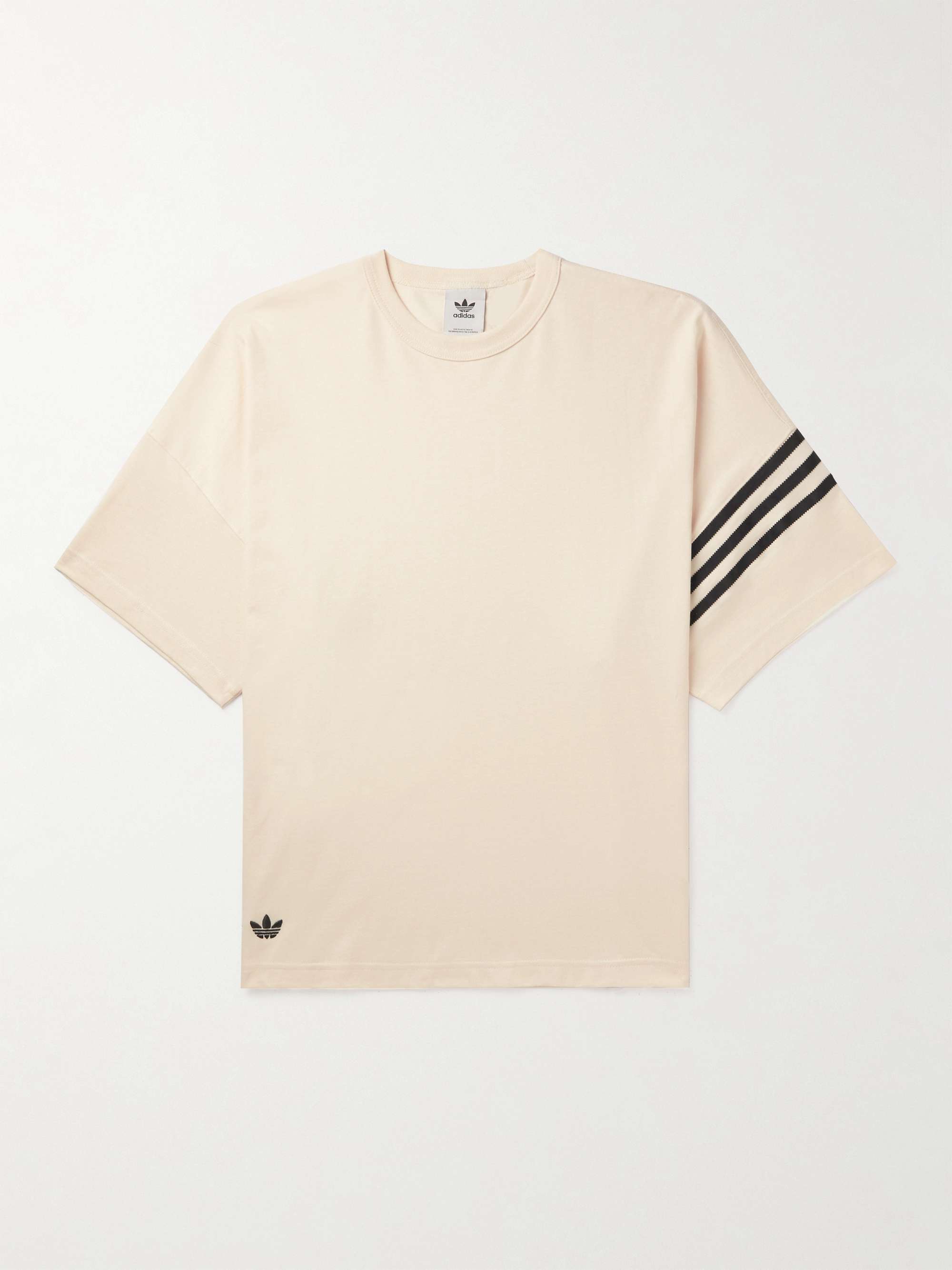 ADIDAS ORIGINALS Adicolor Neuclassics Striped Cotton-Jersey T-Shirt for Men  | MR PORTER