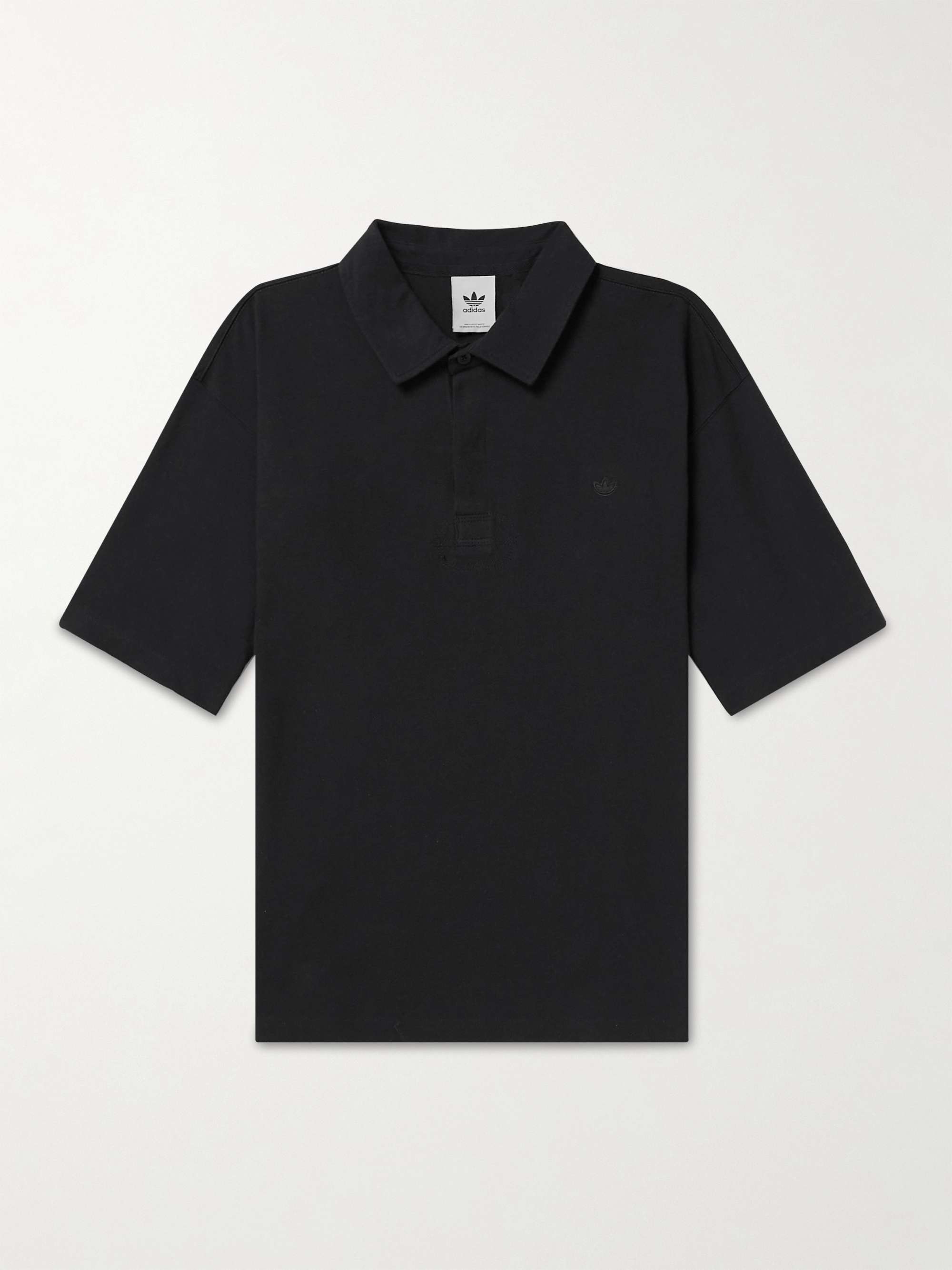 ADIDAS ORIGINALS Logo-Emboidered Cotton-Pique Polo Shirt | MR PORTER
