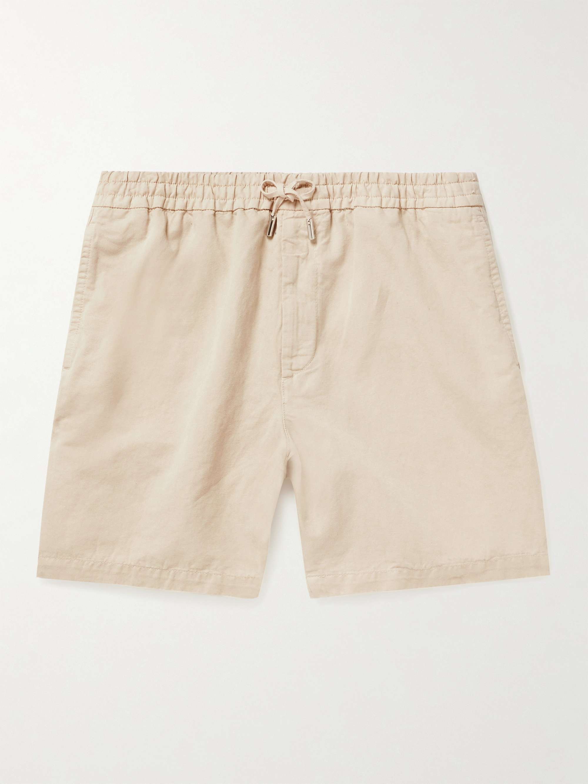 MR P. Straight-Leg Cotton and Linen-Blend Drawstring Shorts for Men | MR  PORTER