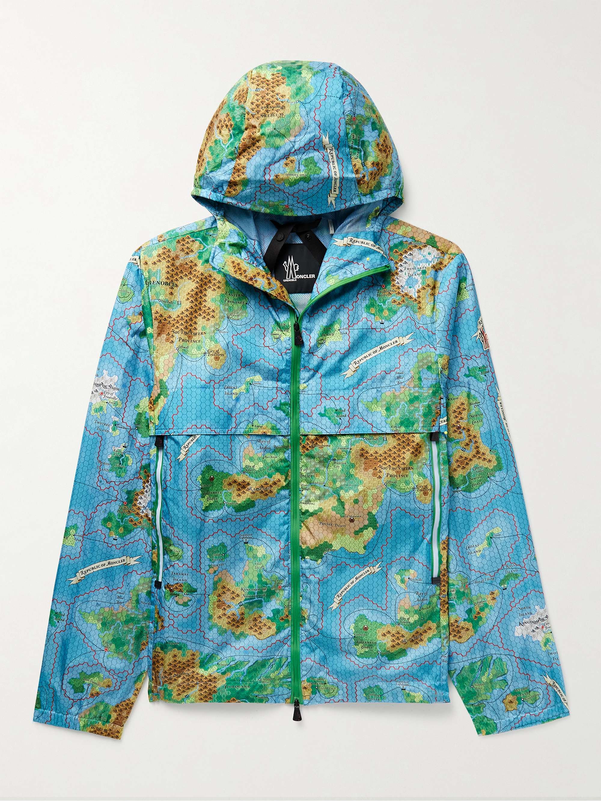 MONCLER GRENOBLE Easton Printed GORE-TEX Paclite® Hooded Jacket for Men |  MR PORTER
