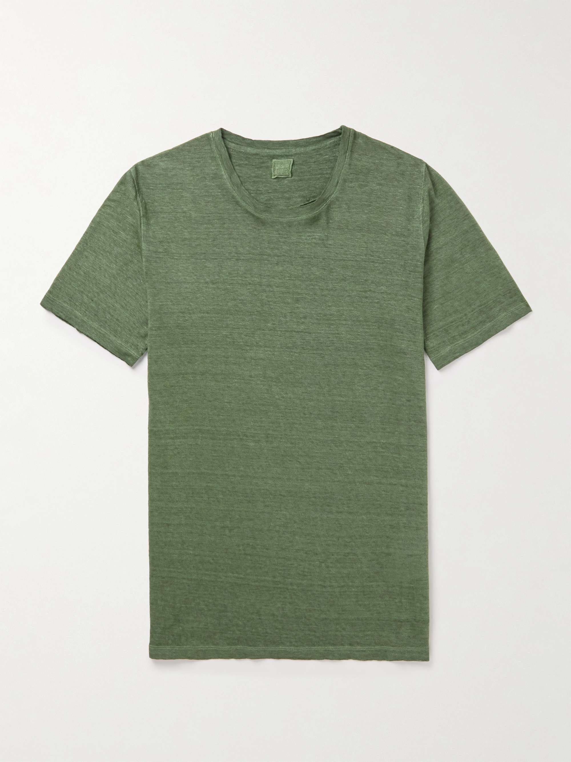 120% LINO Linen T-Shirt for Men | MR PORTER