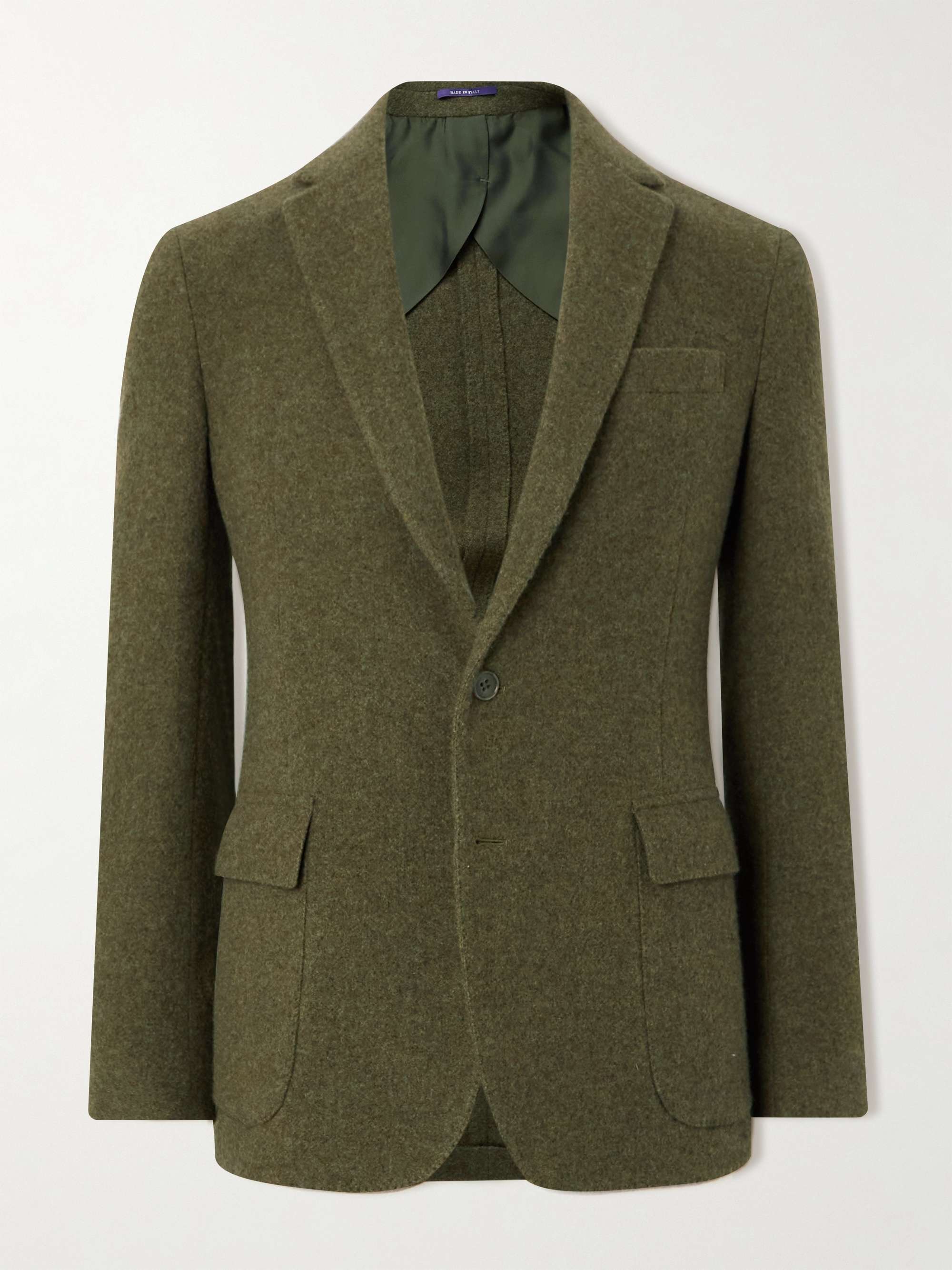 Green Cashmere and Wool-Blend Blazer | RALPH LAUREN PURPLE LABEL | MR PORTER
