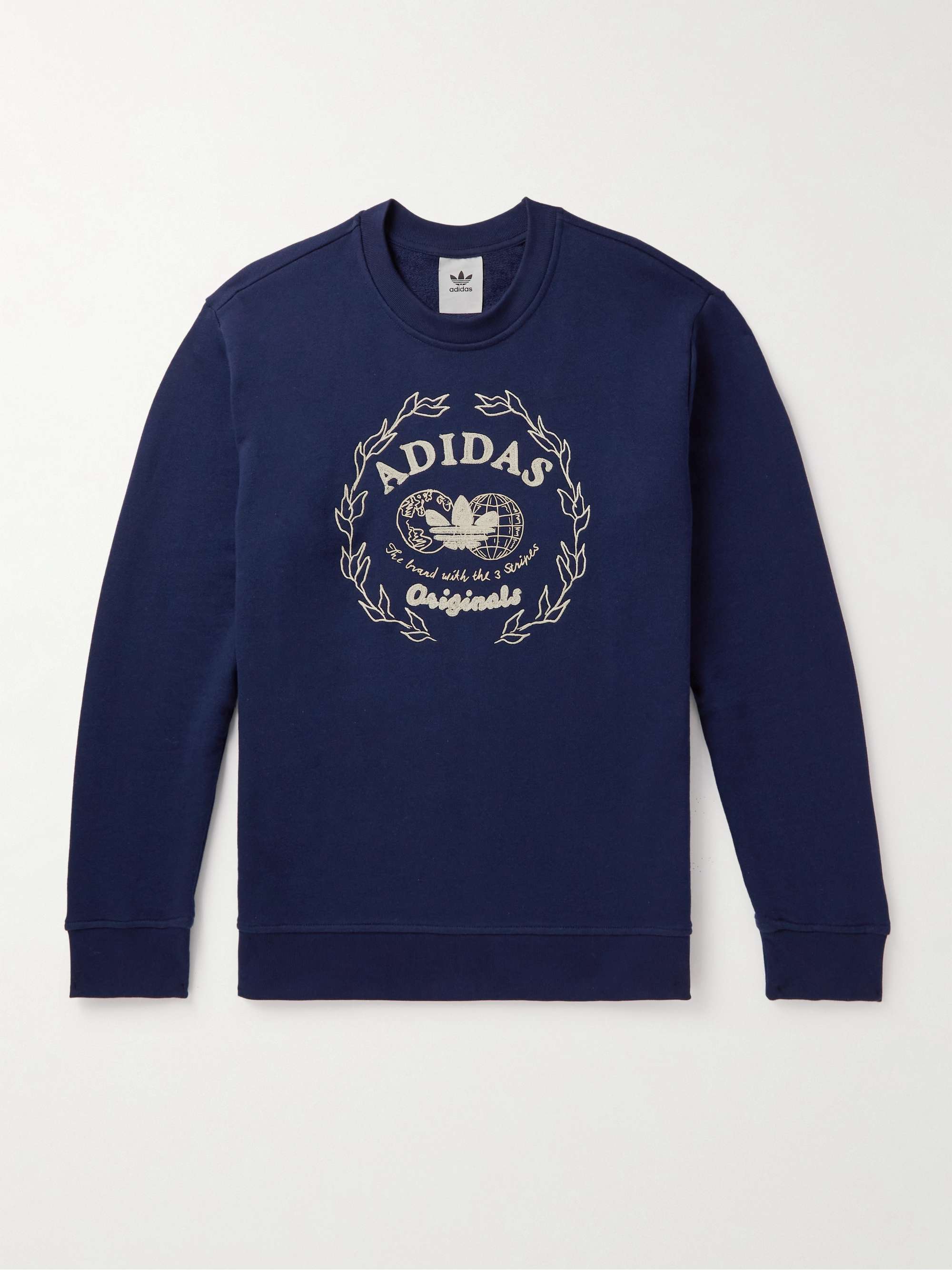 ORIGINALS Logo-Embroidered Cotton-Jersey Sweatshirt for Men | MR PORTER