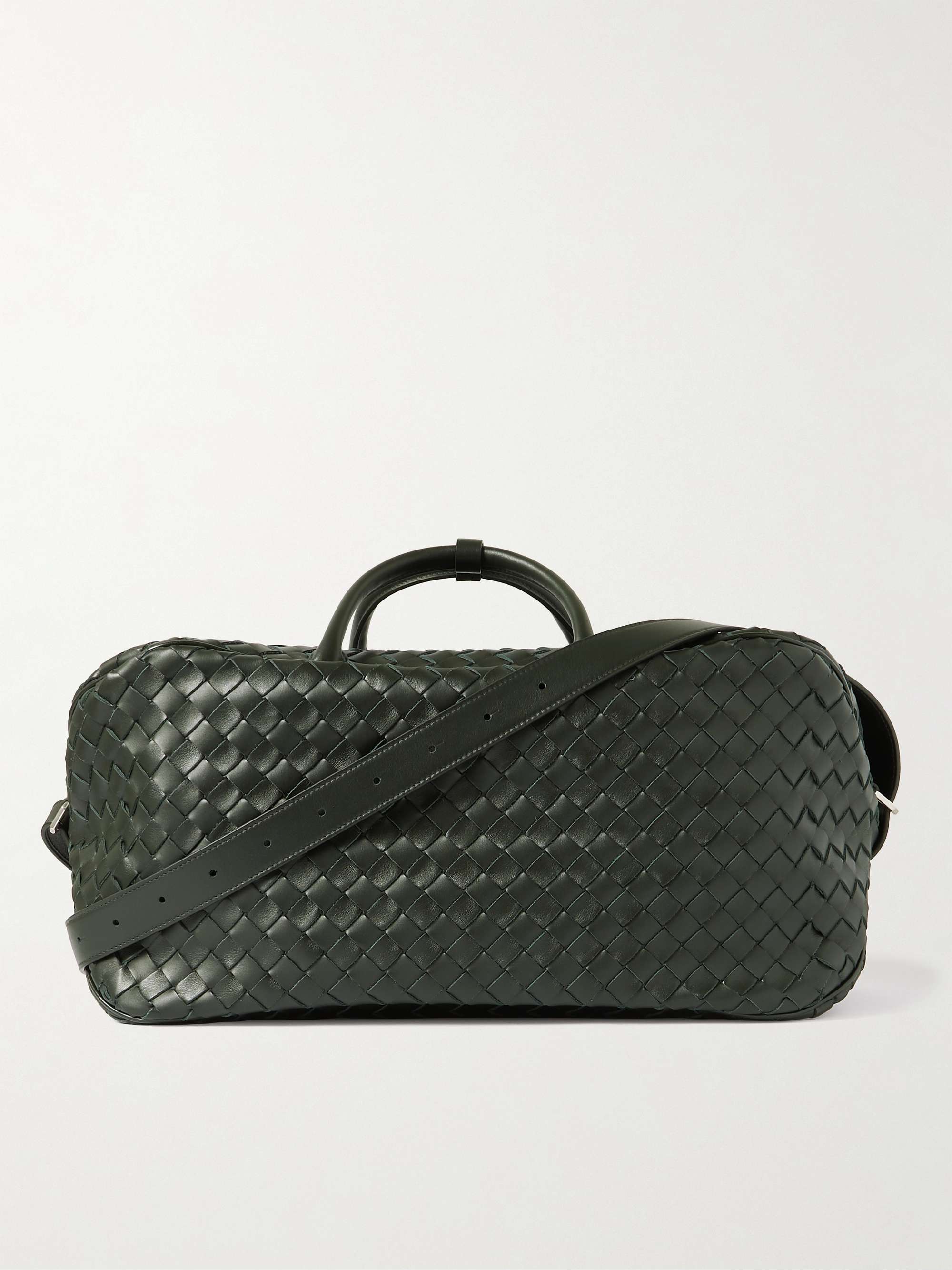 BOTTEGA VENETA Intrecciato Leather Weekend Bag | MR PORTER
