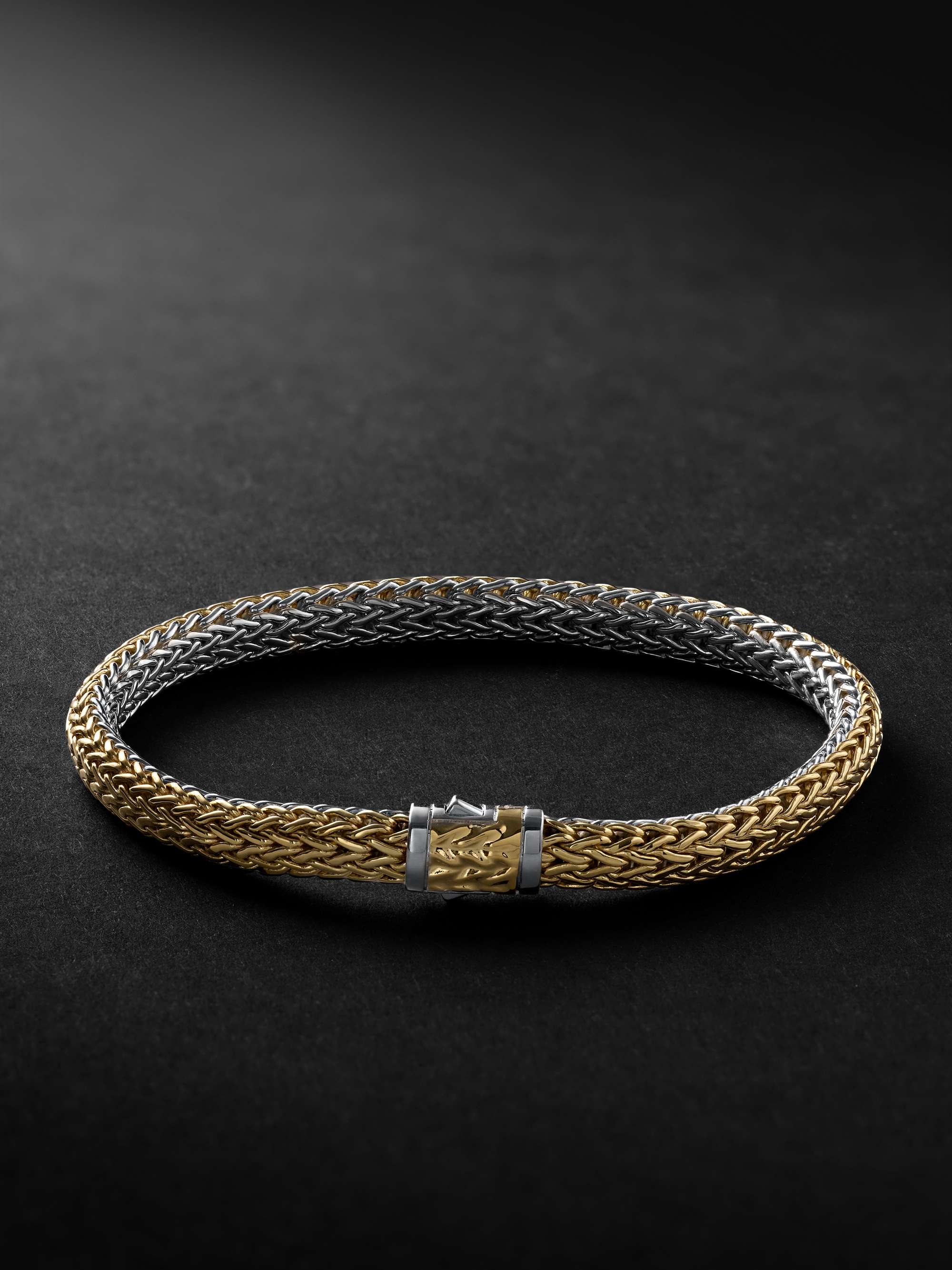 Gold Classic Chain Reversible Silver and Gold Bracelet | JOHN HARDY | MR  PORTER