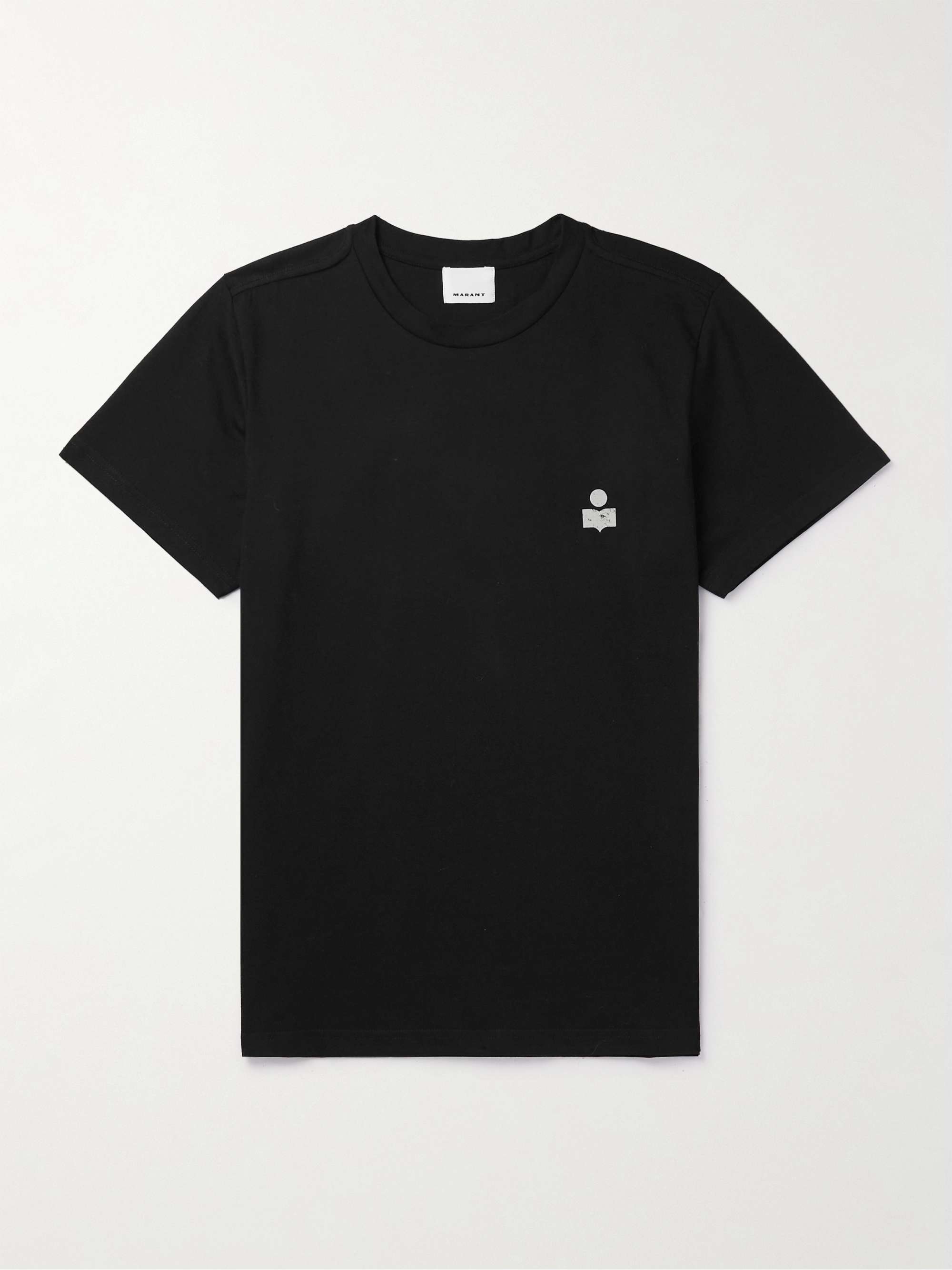 ISABEL MARANT Logo-Print Cotton-Jersey T-Shirt | MR PORTER
