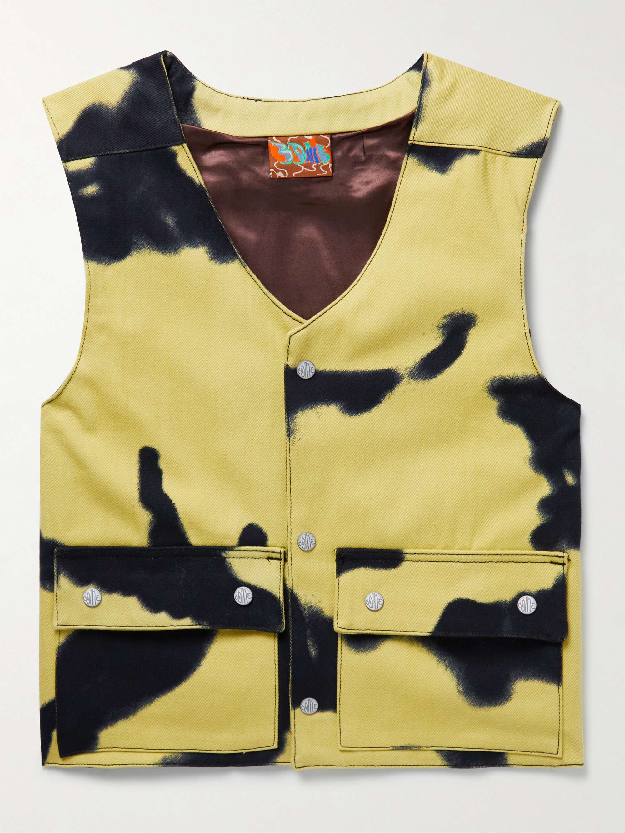 COME TEES Camouflage-Print Denim Vest for Men | MR PORTER