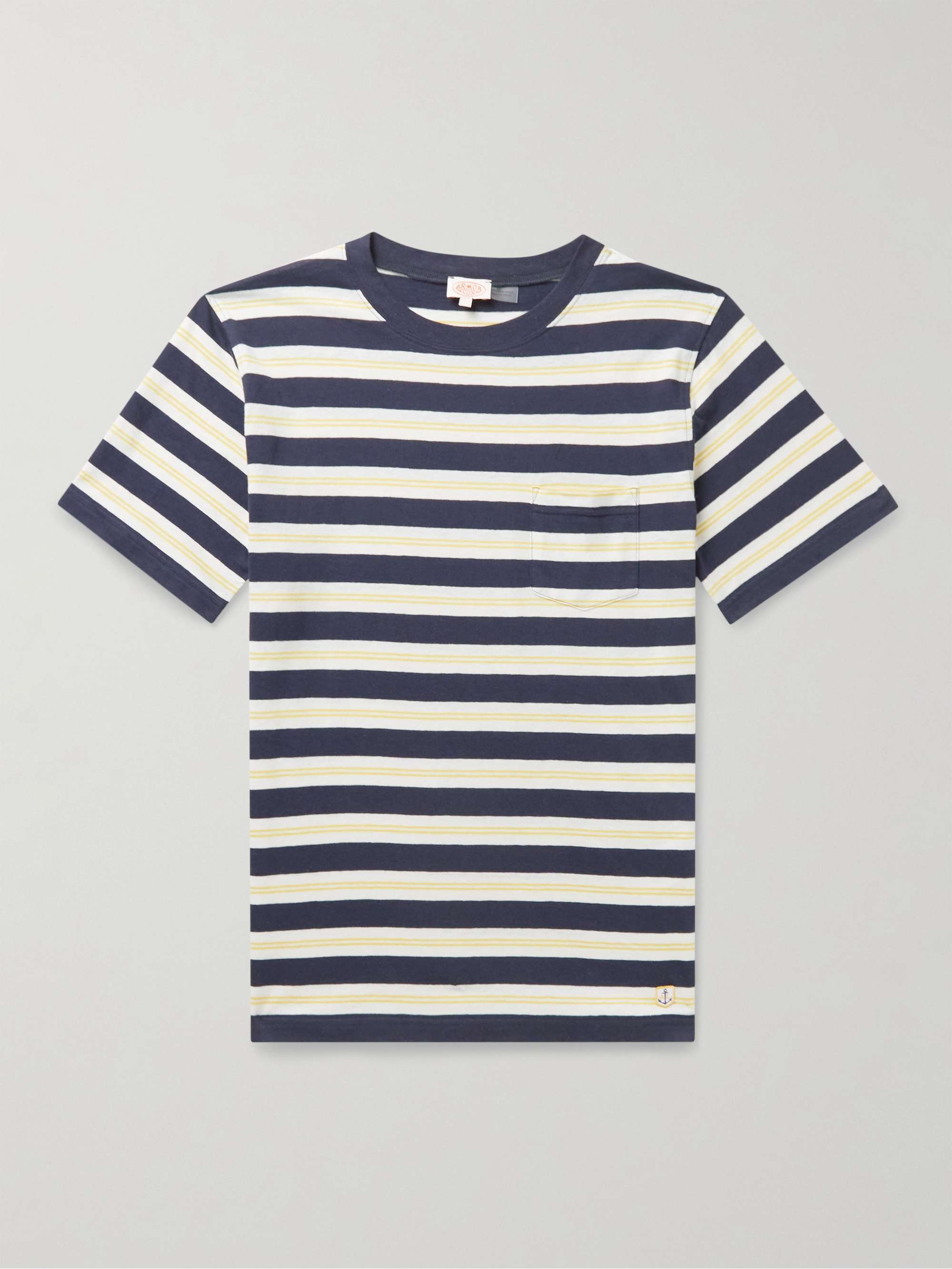 ARMOR-LUX Breton Striped Cotton and Linen-Blend Jersey T-Shirt for Men | MR  PORTER