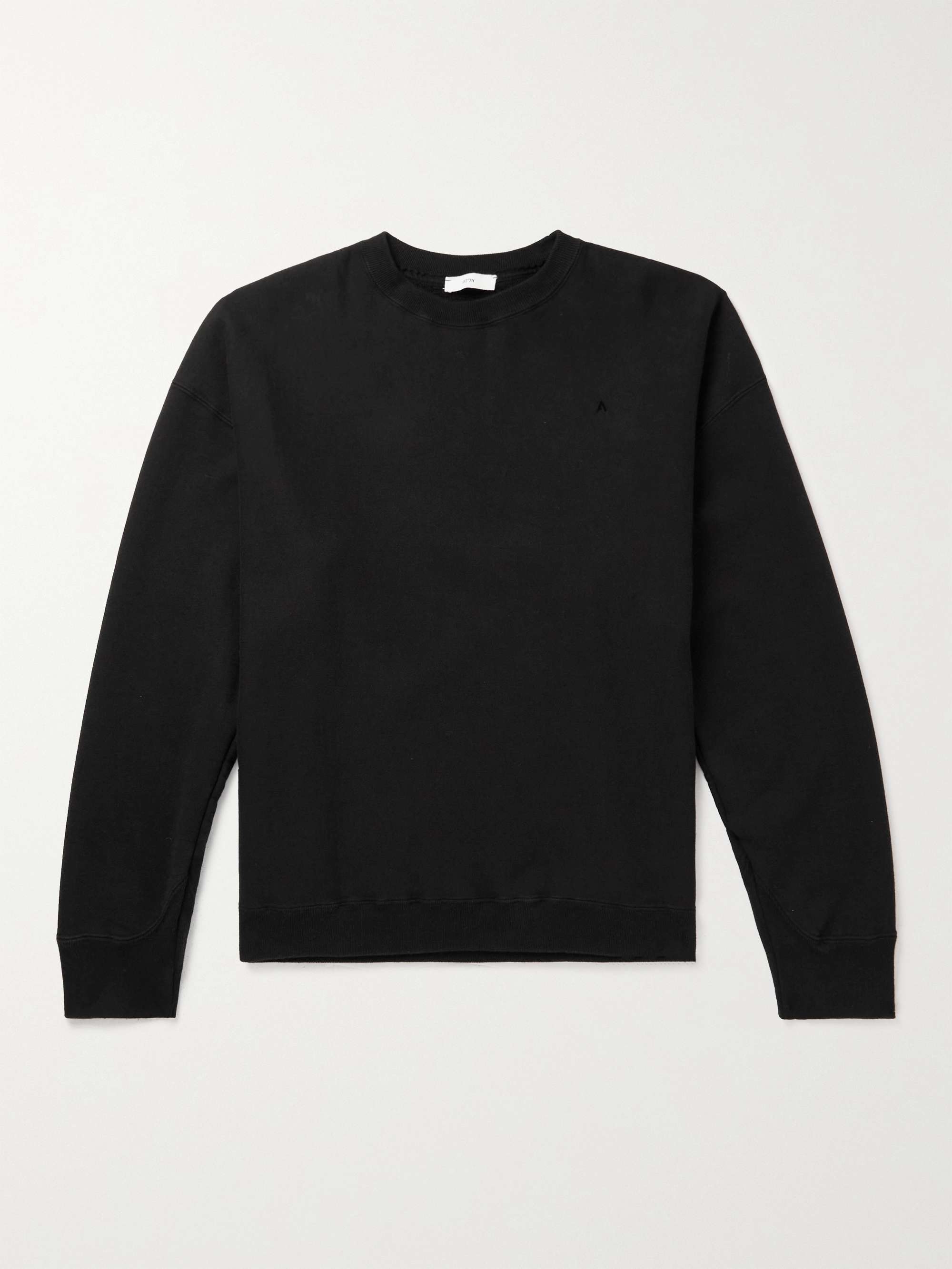 ATON Oversized Garment-Dyed Cotton-Jersey Sweatshirt for Men | MR PORTER