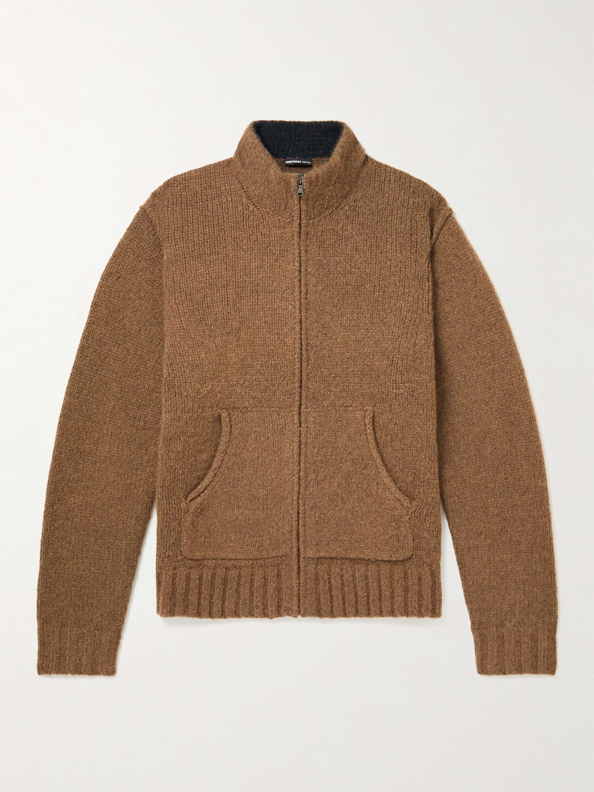 JAMES PERSE Knitted Zip-Up Cardigan for Men | MR PORTER