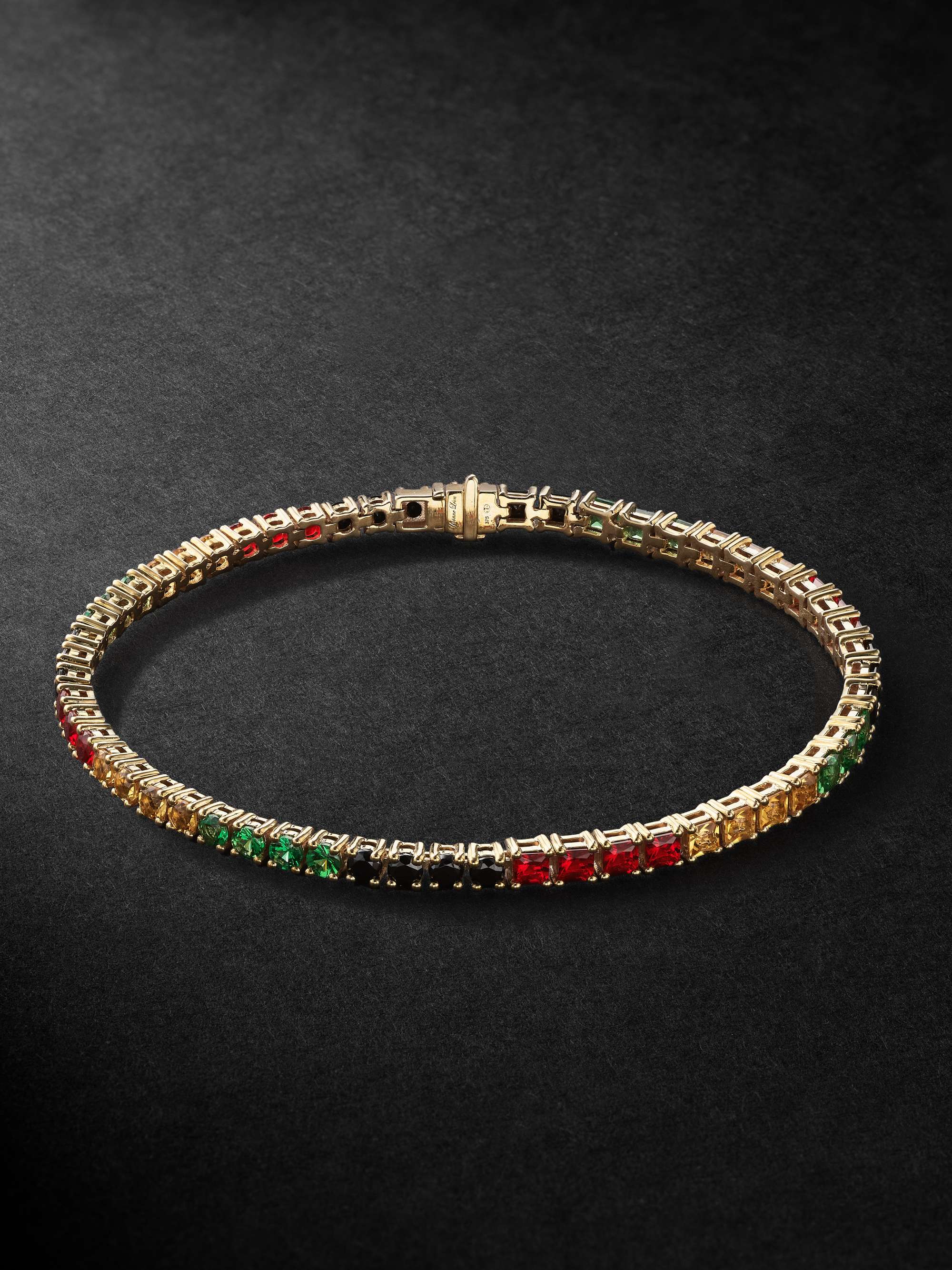 Gold Riviere Gold Multi-Stone Bracelet | YVONNE LÉON | MR PORTER