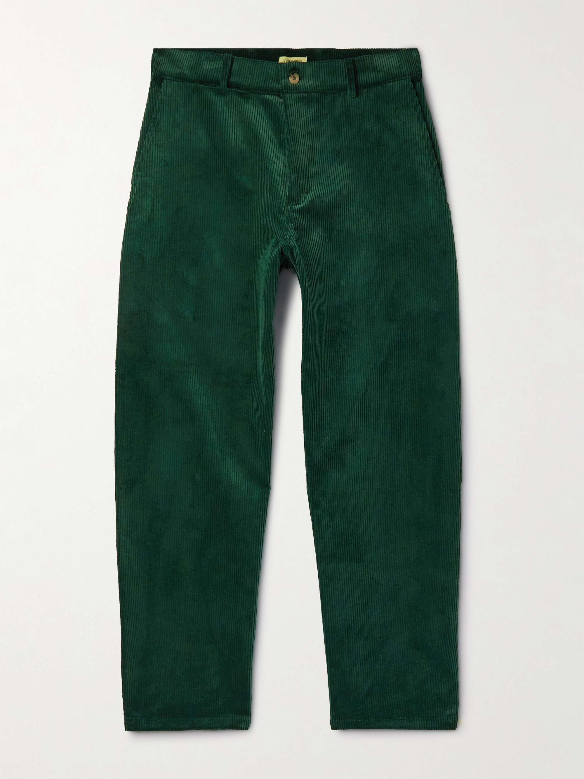 Green Balloon Cotton-Corduroy Trousers | DE BONNE FACTURE | MR PORTER