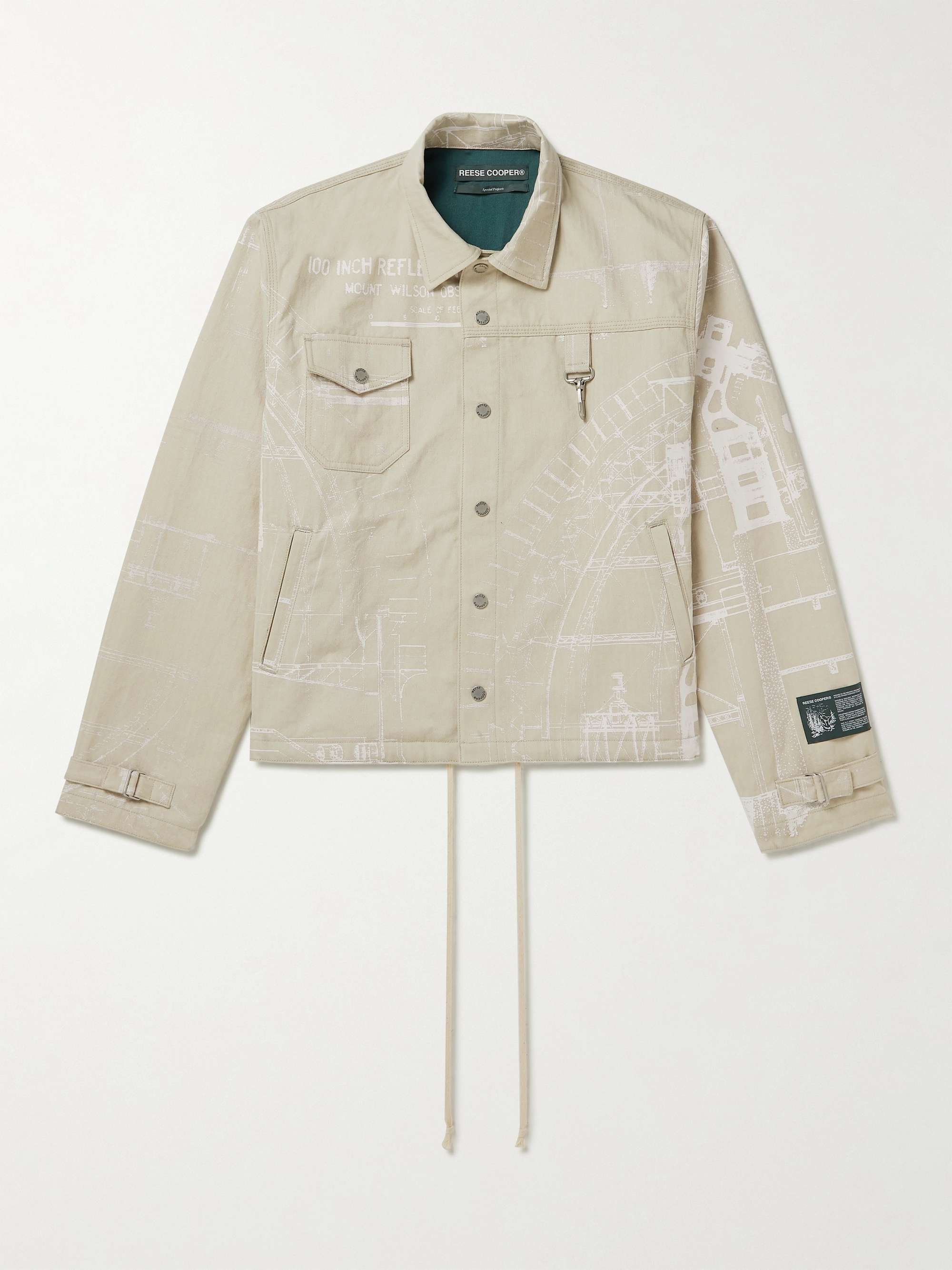 REESE COOPER® Printed Herringbone Cotton-Twill Coach Jacket for Men | MR  PORTER